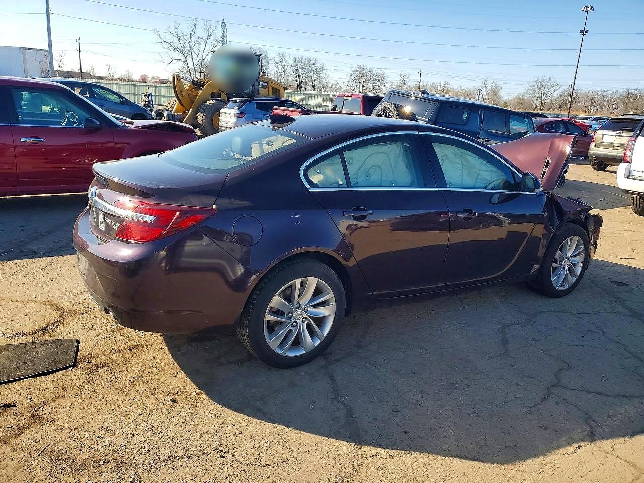 2017 Buick Regal Фиолетовый vin: 2G4GM5EX2H9144362