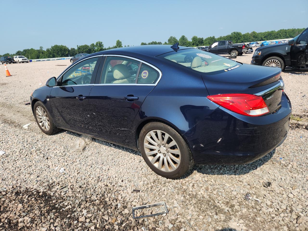 2011 Buick Regal Cxl Blue vin: 2G4GN5EC1B9180156
