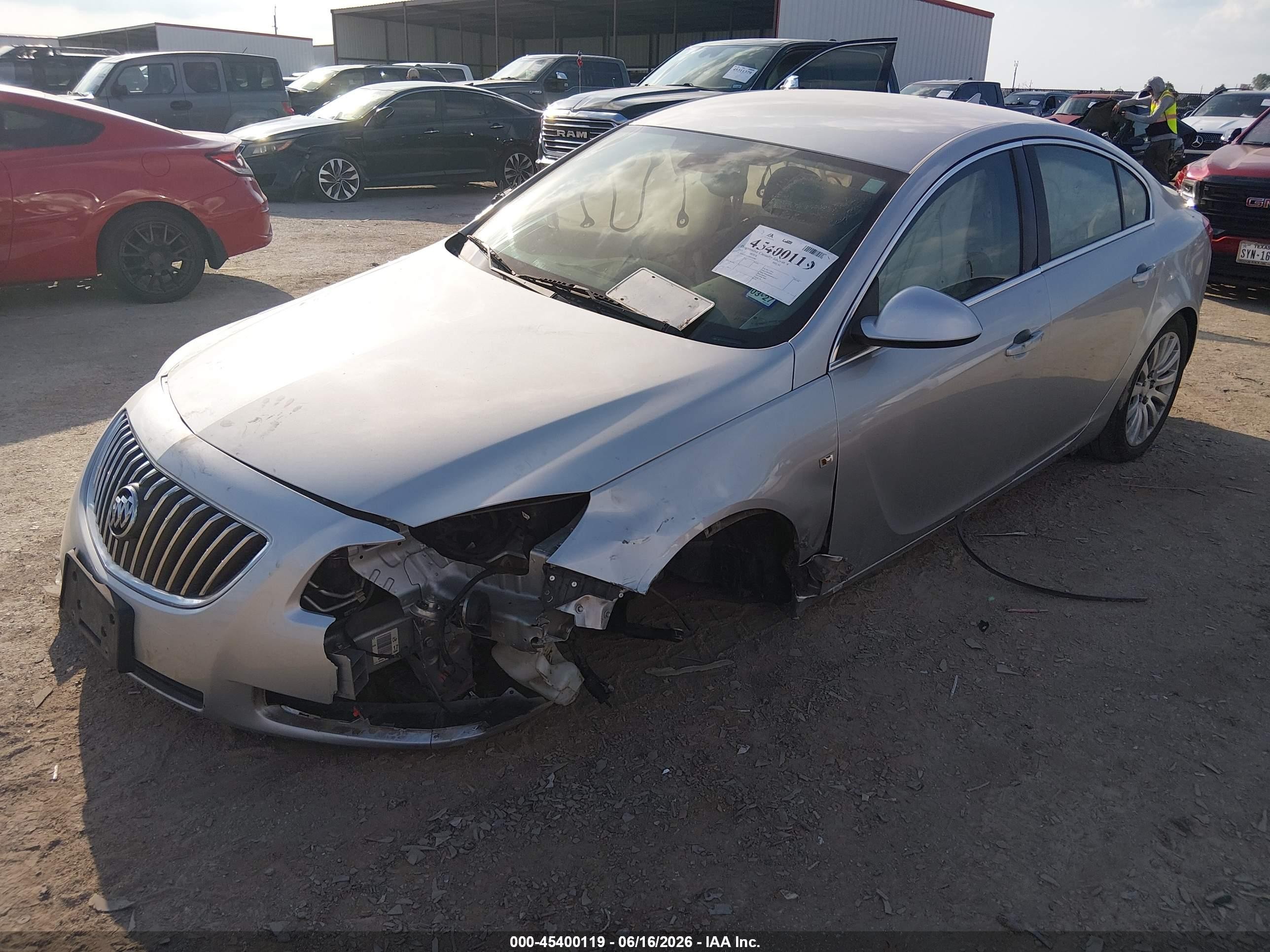 2011 Buick Regal Cxl Oshawa Серебряный vin: 2G4GN5EC2B9191960