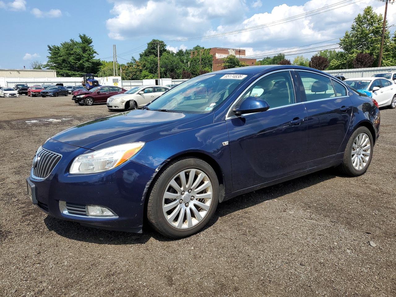 2011 Buick Regal Cxl Blue vin: 2G4GN5EC3B9182037