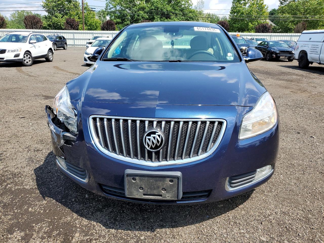 2011 Buick Regal Cxl Blue vin: 2G4GN5EC3B9182037
