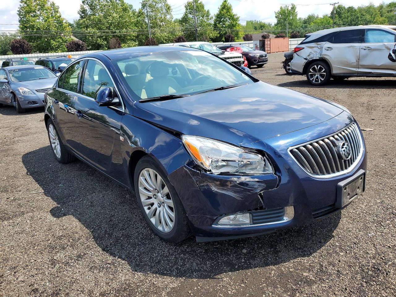 2011 Buick Regal Cxl Blue vin: 2G4GN5EC3B9182037
