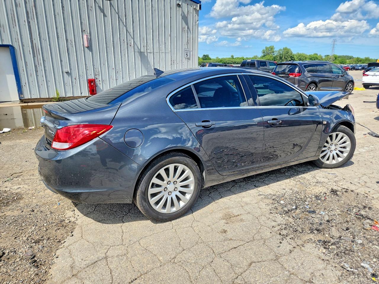 2011 Buick Regal Cxl Charcoal vin: 2G4GN5EC4B9196481