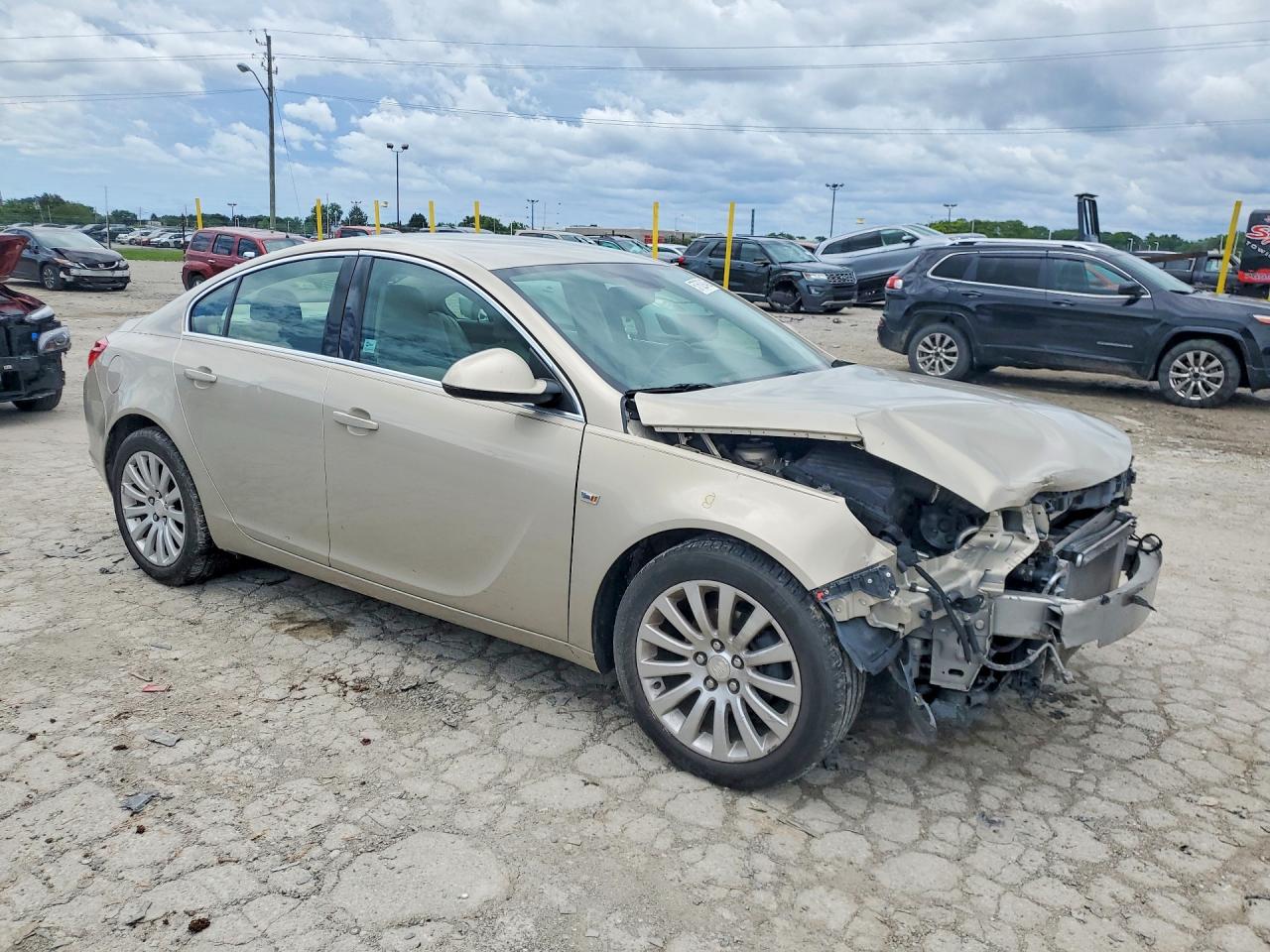 2011 Buick Regal Cxl Beige vin: 2G4GN5EC9B9186593