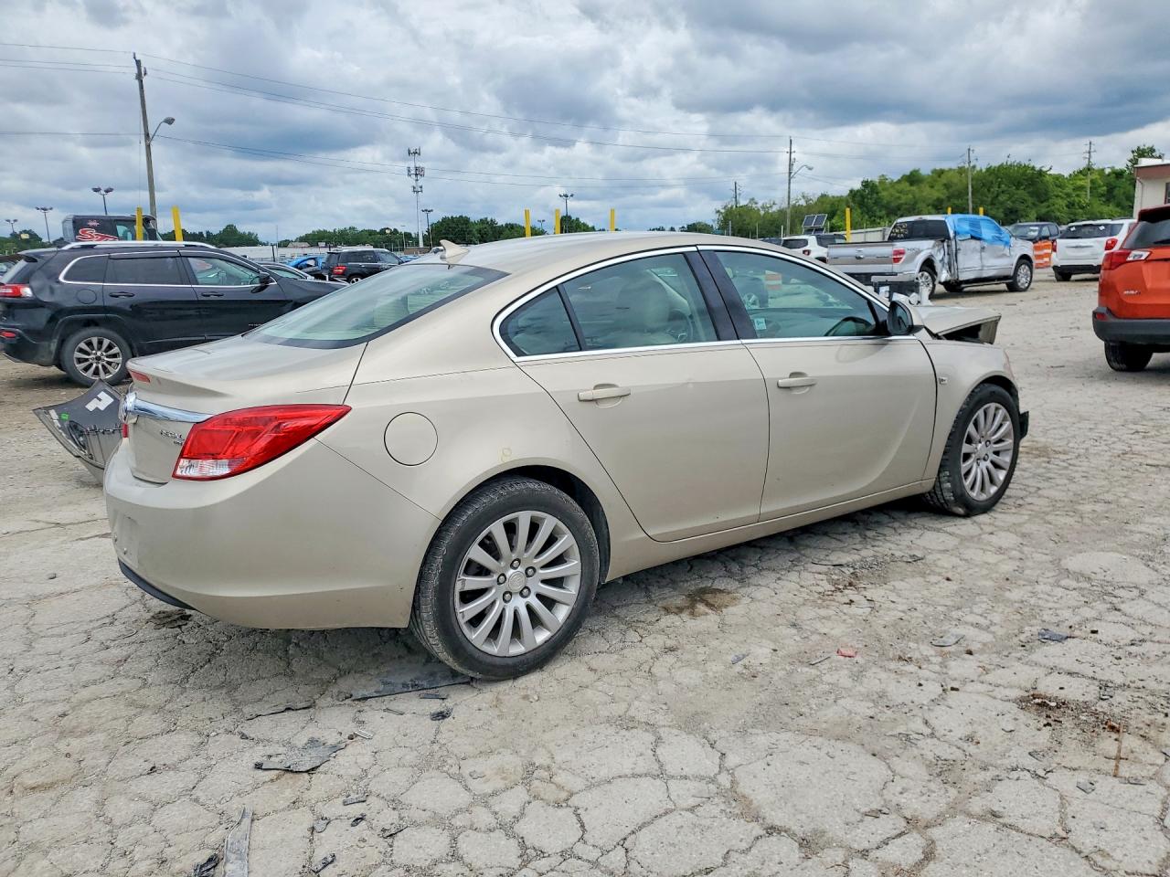 2011 Buick Regal Cxl Beige vin: 2G4GN5EC9B9186593