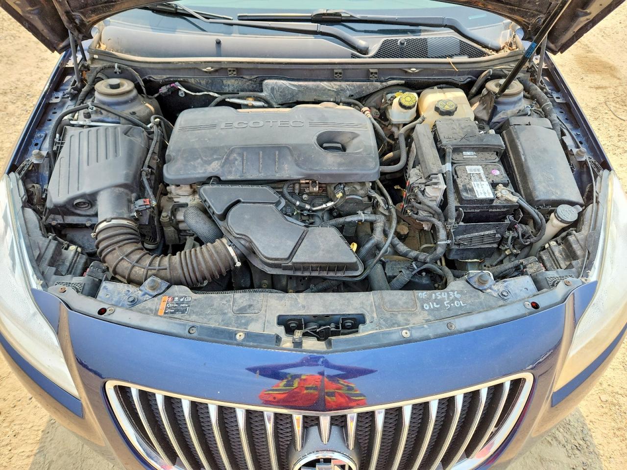 2012 Buick Regal Blue vin: 2G4GN5EKXC9196672