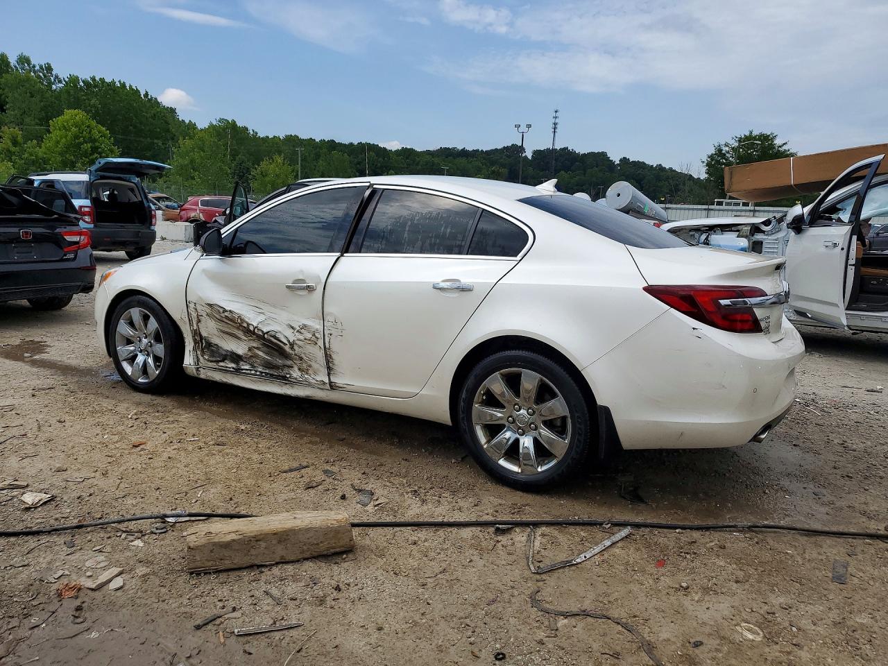 2014 Buick Regal Premium White vin: 2G4GN5EX0E9317014