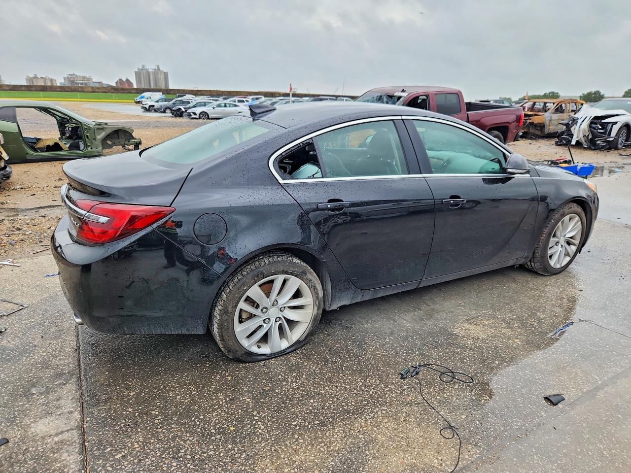 2015 Buick Regal Premium Черный vin: 2G4GN5EX0F9281472