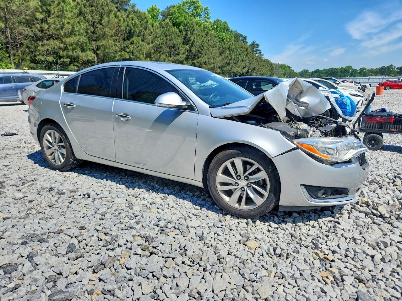 2014 Buick Regal Premium Silver vin: 2G4GN5EX1E9250522
