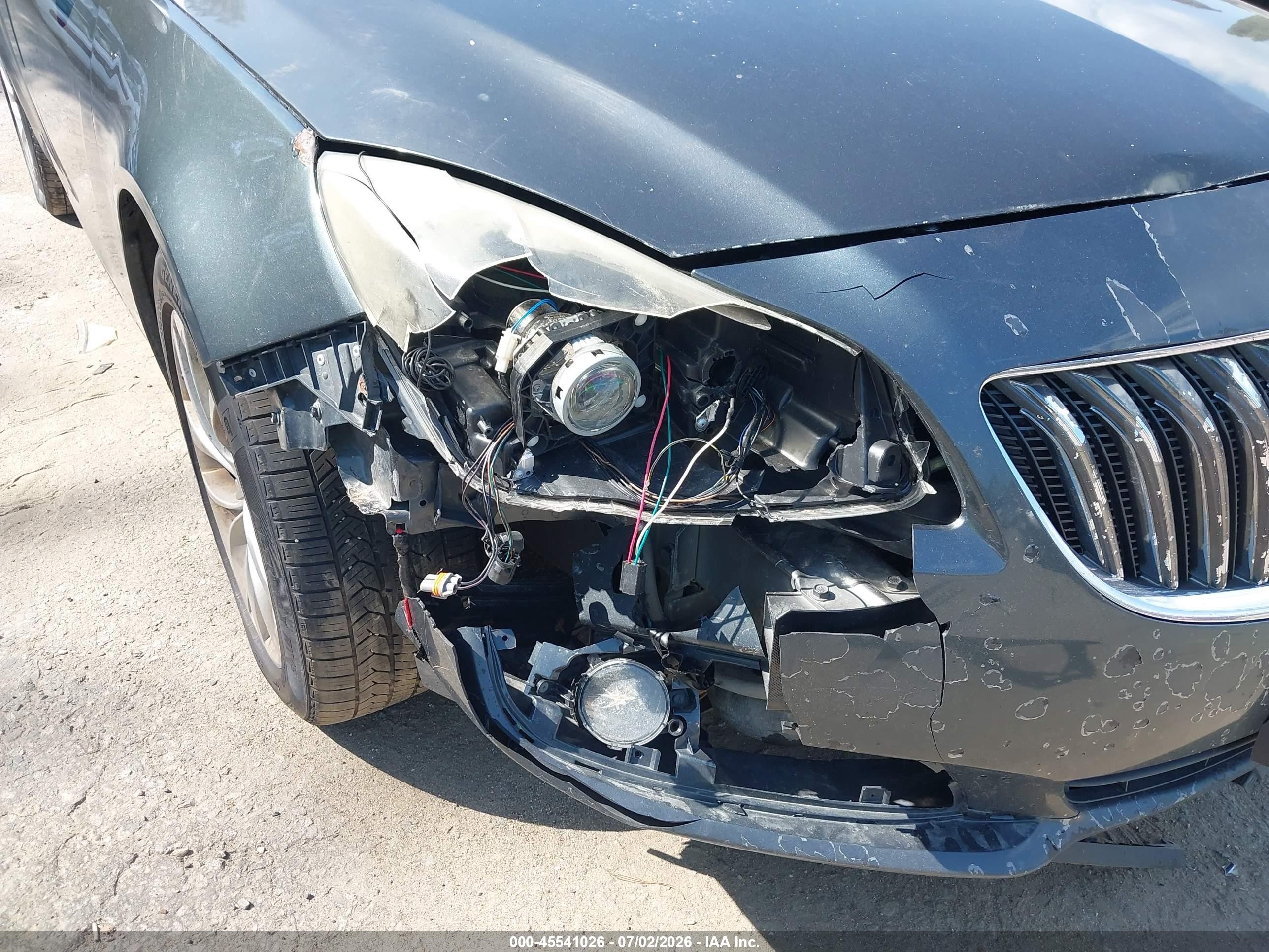 2014 Buick Regal Turbo/e-assist Premium I Серый vin: 2G4GN5EX1E9263481