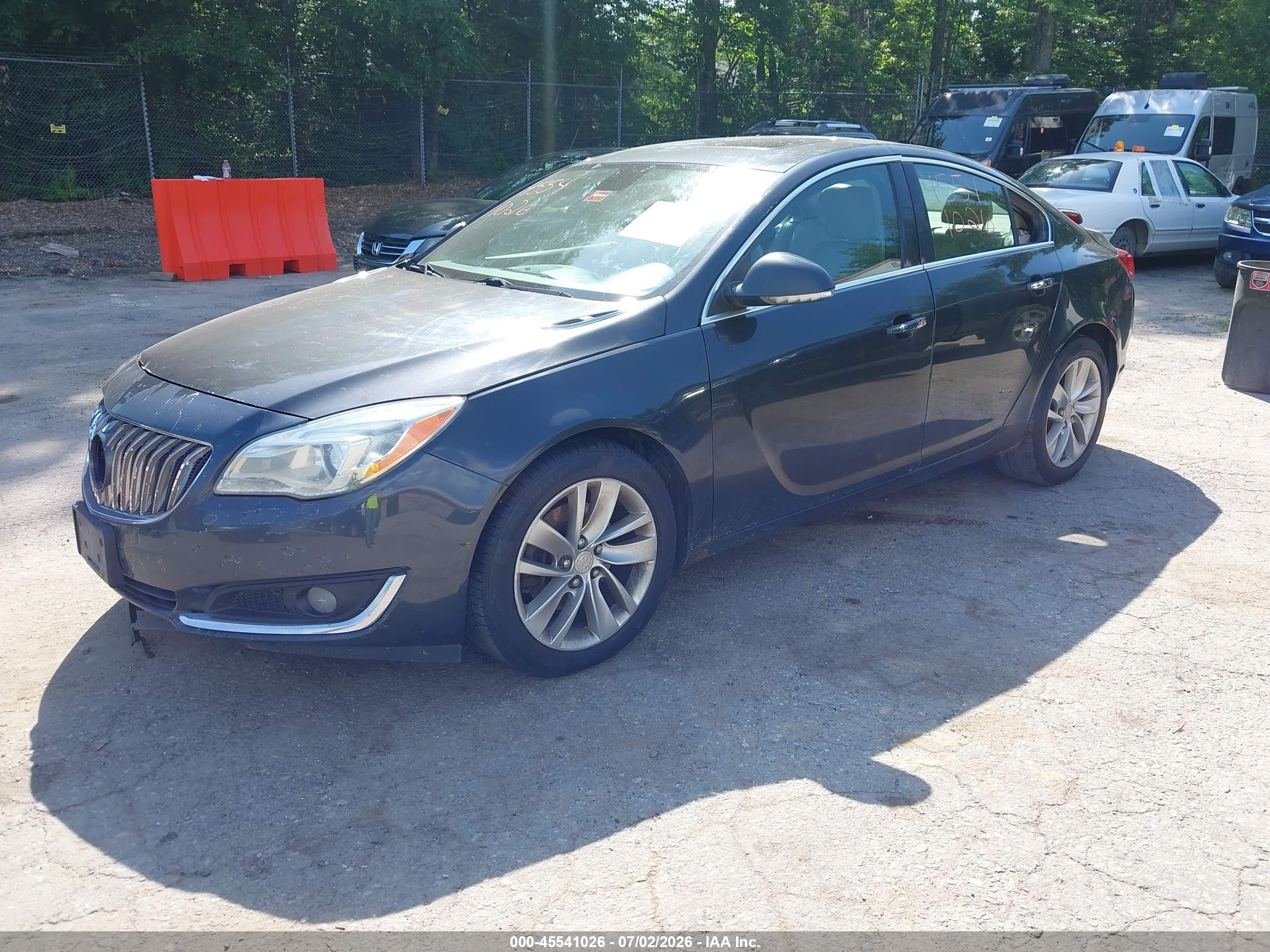 2014 Buick Regal Turbo/e-assist Premium I Серый vin: 2G4GN5EX1E9263481