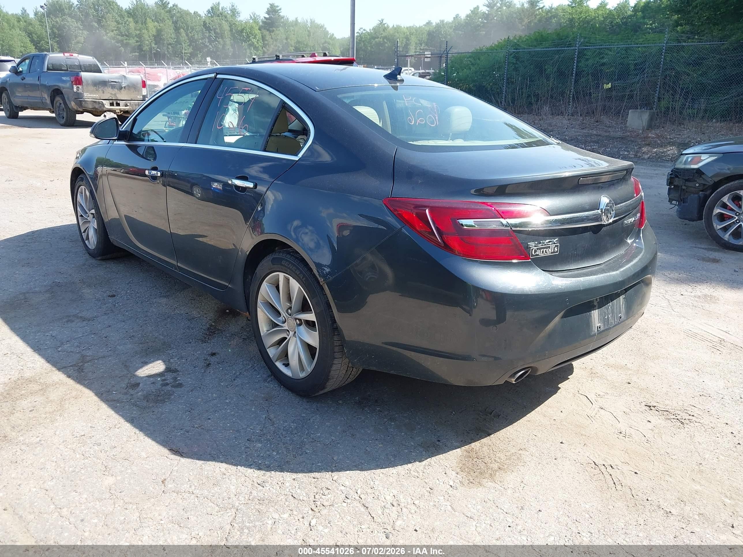 2014 Buick Regal Turbo/e-assist Premium I Серый vin: 2G4GN5EX1E9263481