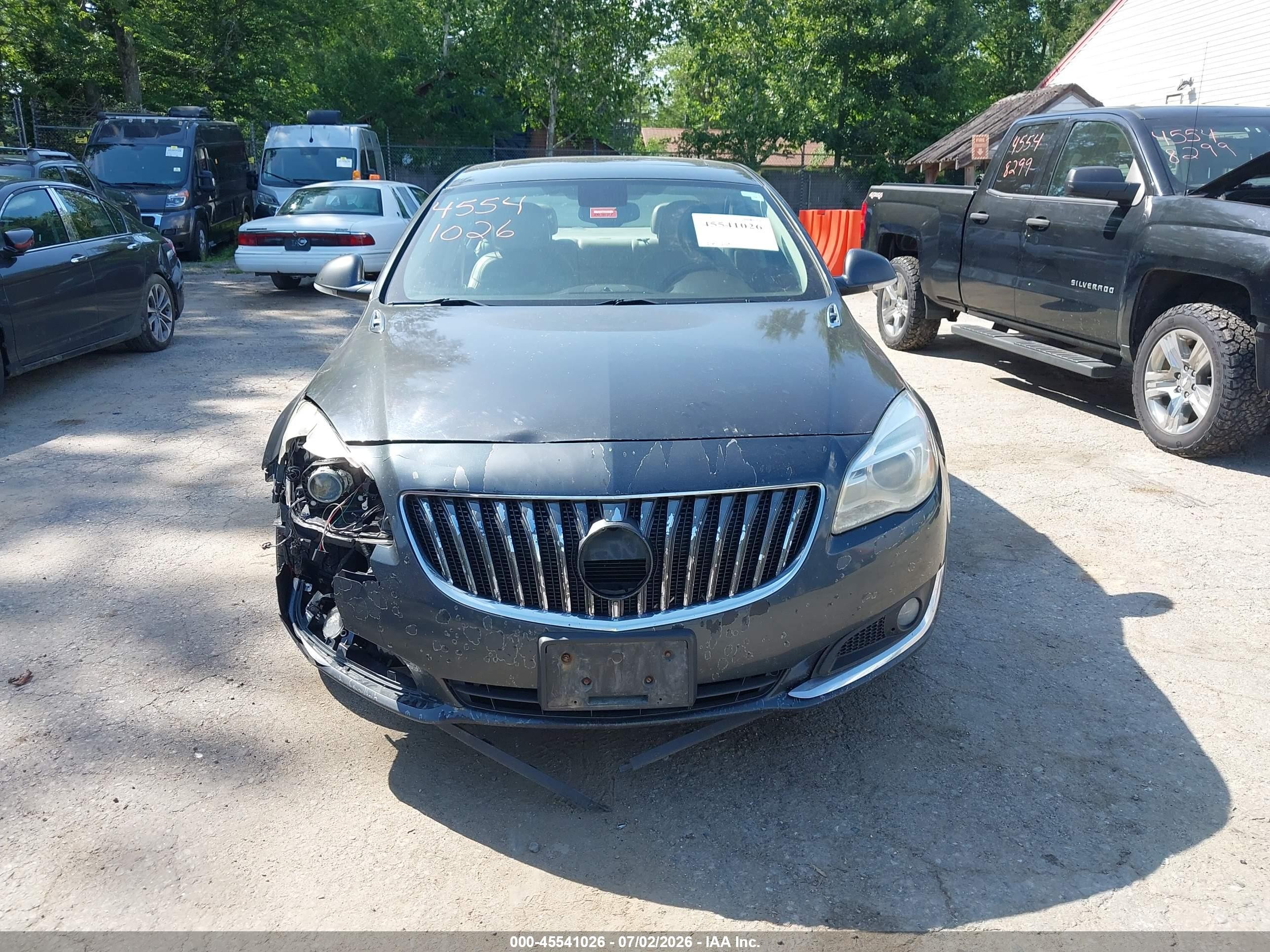 2014 Buick Regal Turbo/e-assist Premium I Серый vin: 2G4GN5EX1E9263481