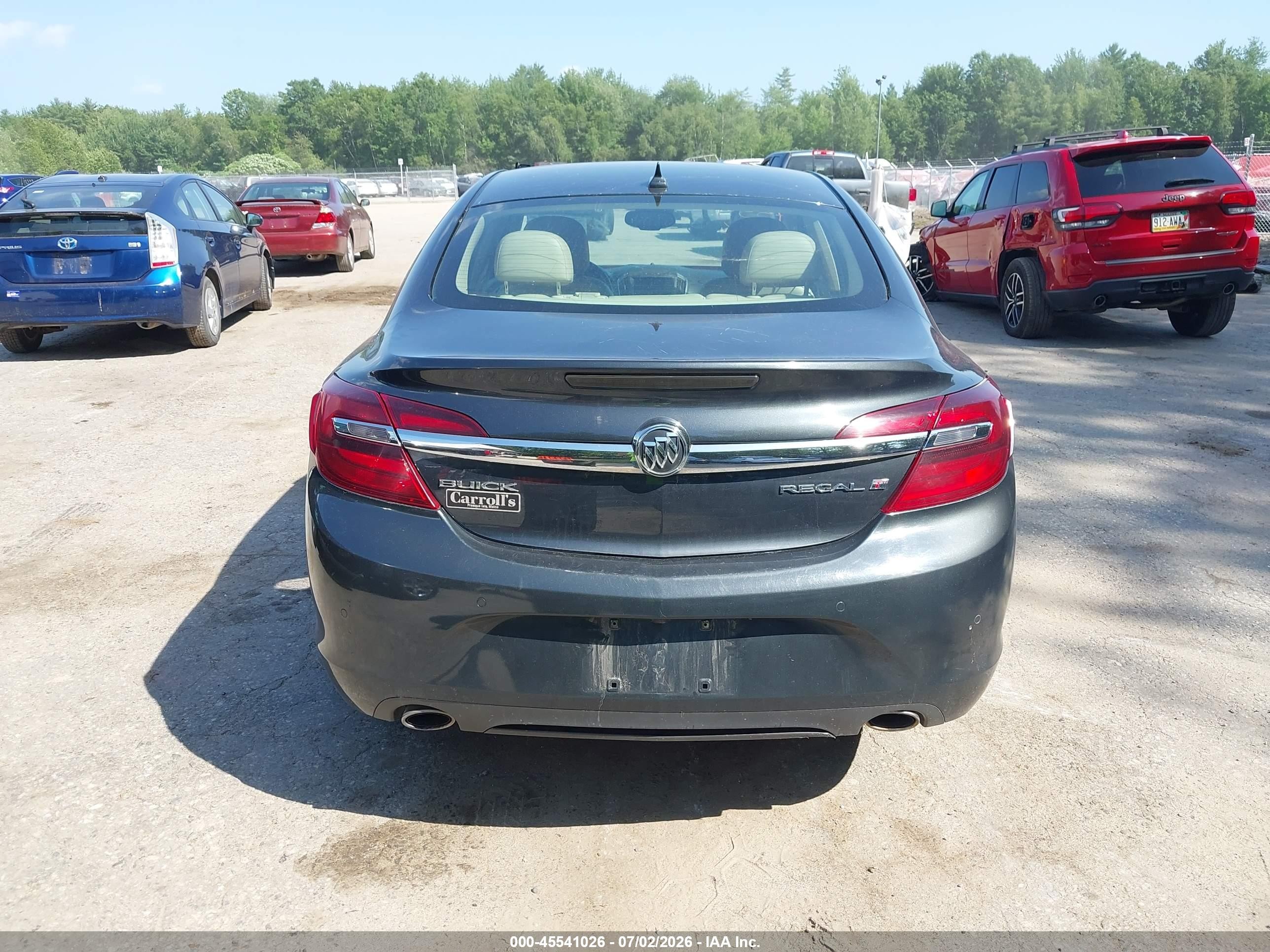 2014 Buick Regal Turbo/e-assist Premium I Серый vin: 2G4GN5EX1E9263481