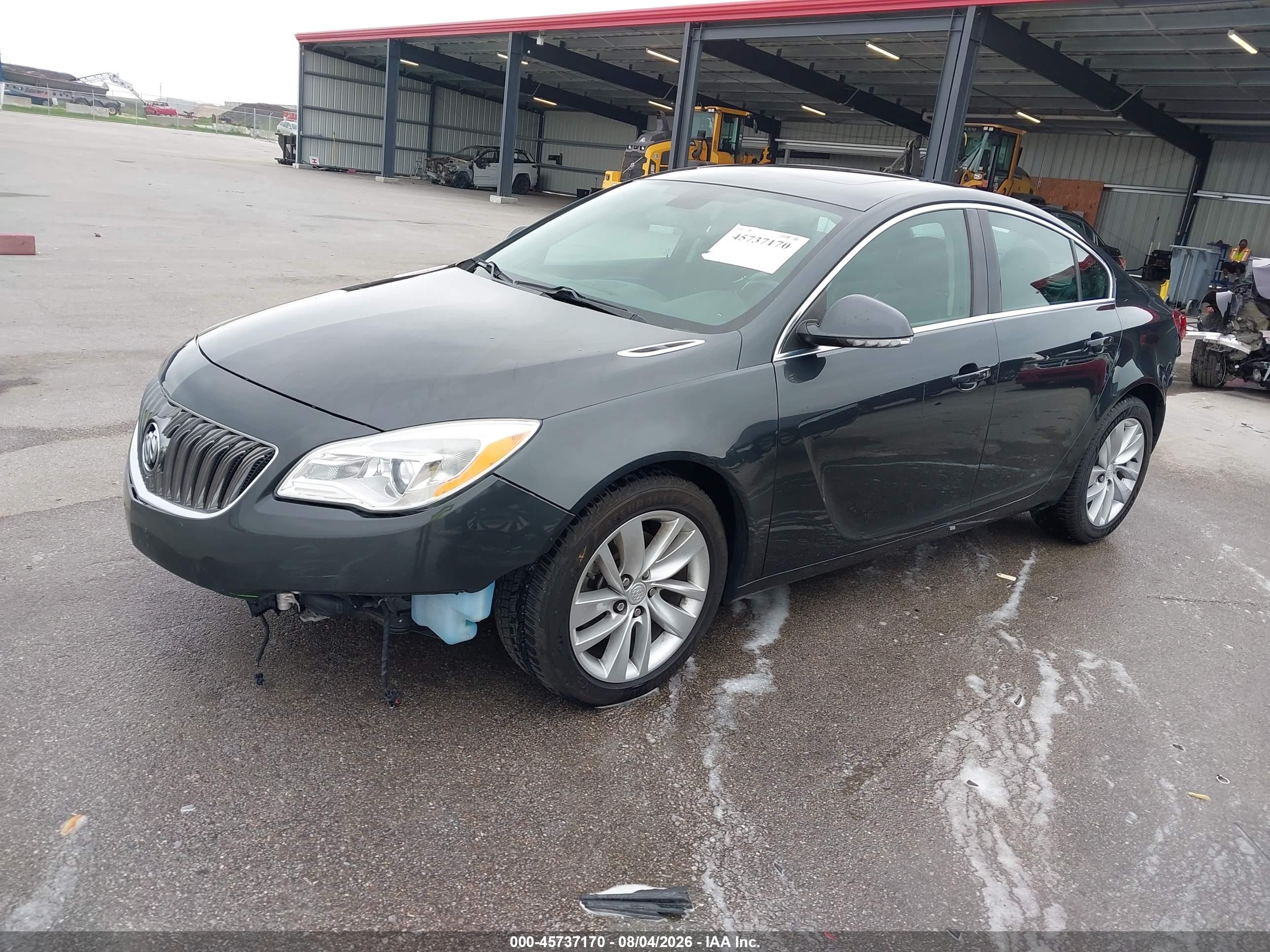 2015 Buick Regal Turbo/e-assist Premium I Gray vin: 2G4GN5EX1F9158313