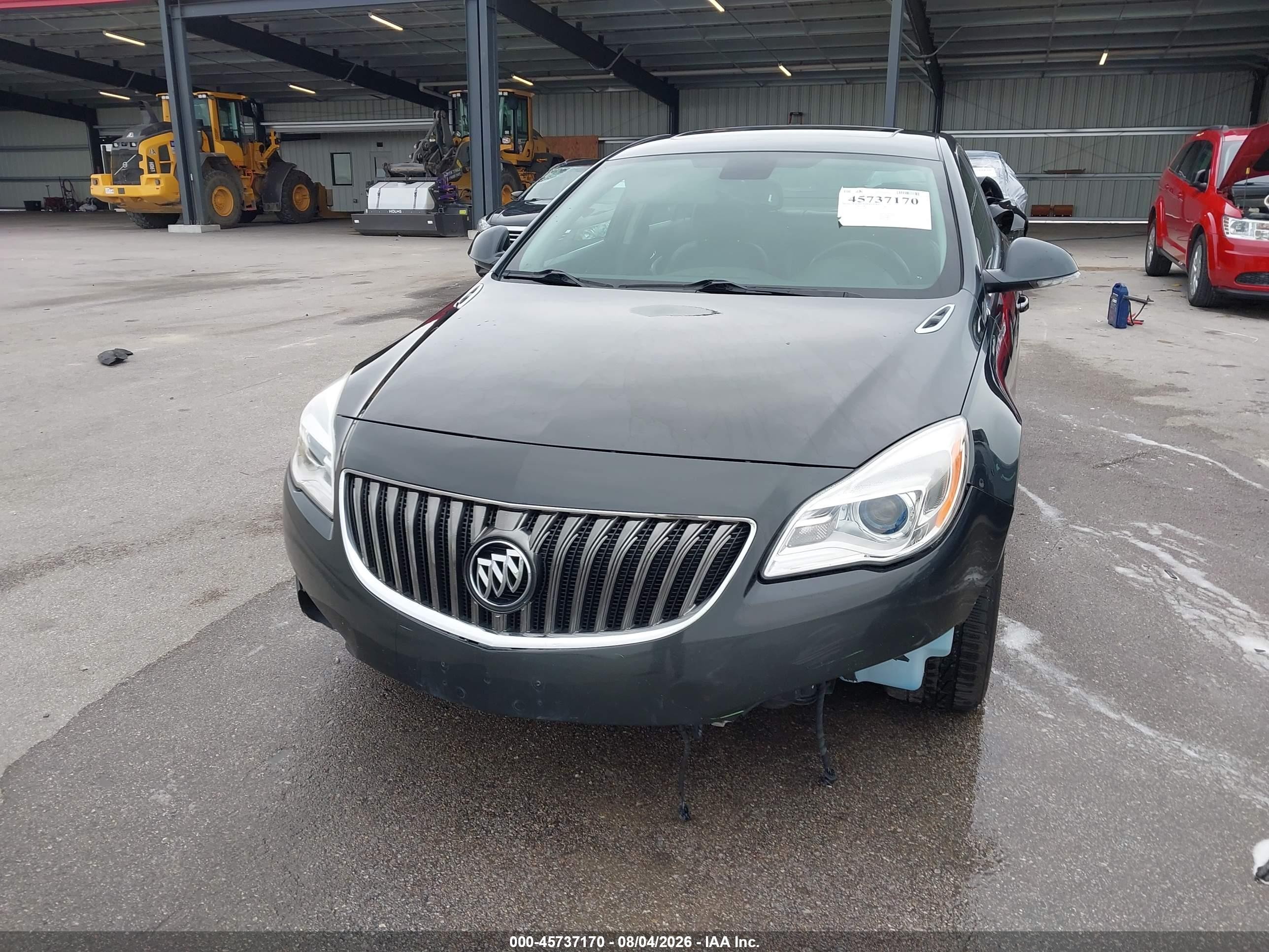 2015 Buick Regal Turbo/e-assist Premium I Gray vin: 2G4GN5EX1F9158313