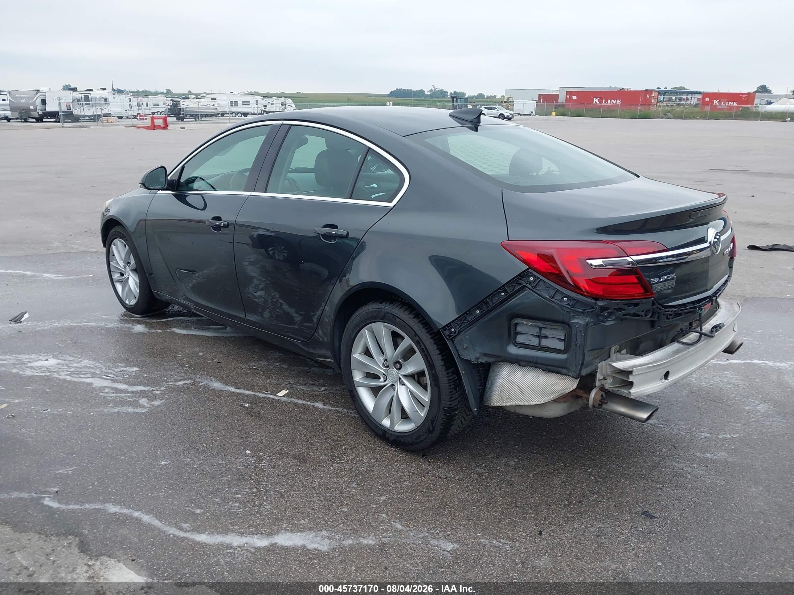 2015 Buick Regal Turbo/e-assist Premium I Gray vin: 2G4GN5EX1F9158313