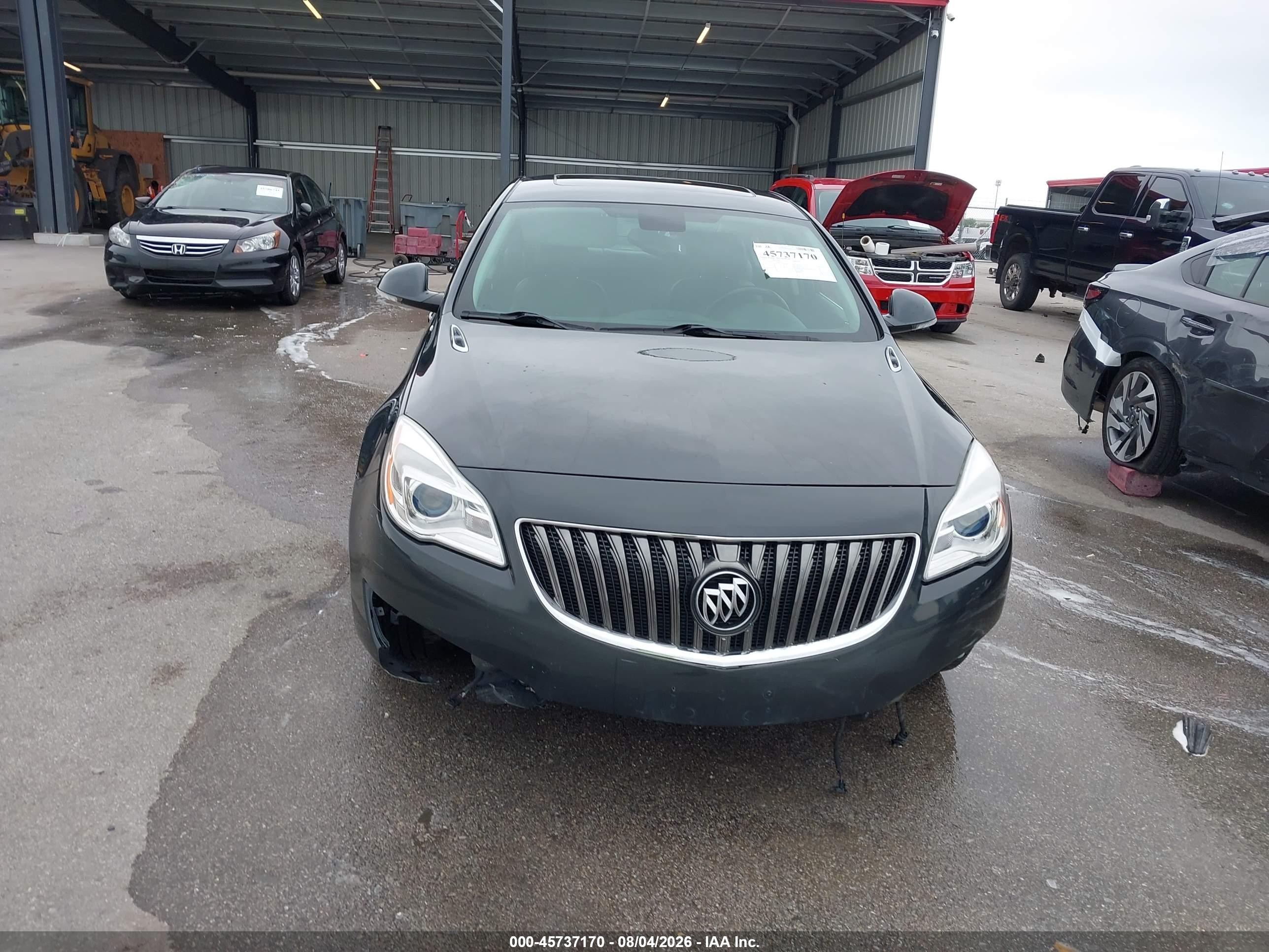 2015 Buick Regal Turbo/e-assist Premium I Gray vin: 2G4GN5EX1F9158313
