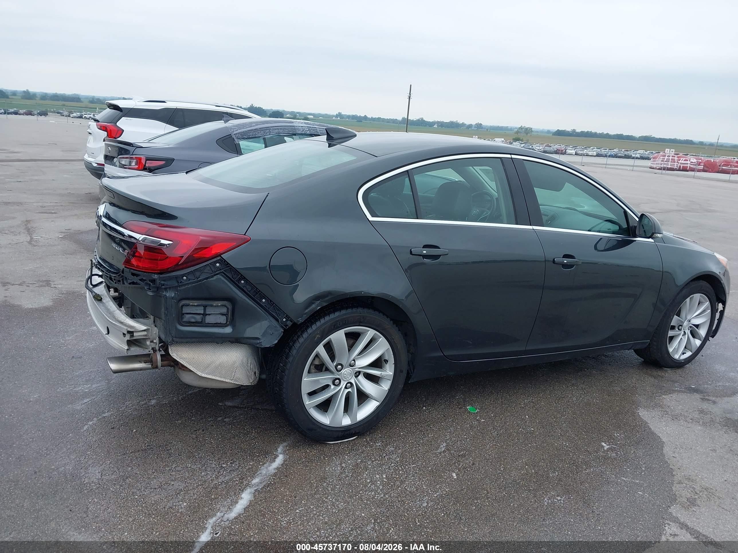 2015 Buick Regal Turbo/e-assist Premium I Gray vin: 2G4GN5EX1F9158313