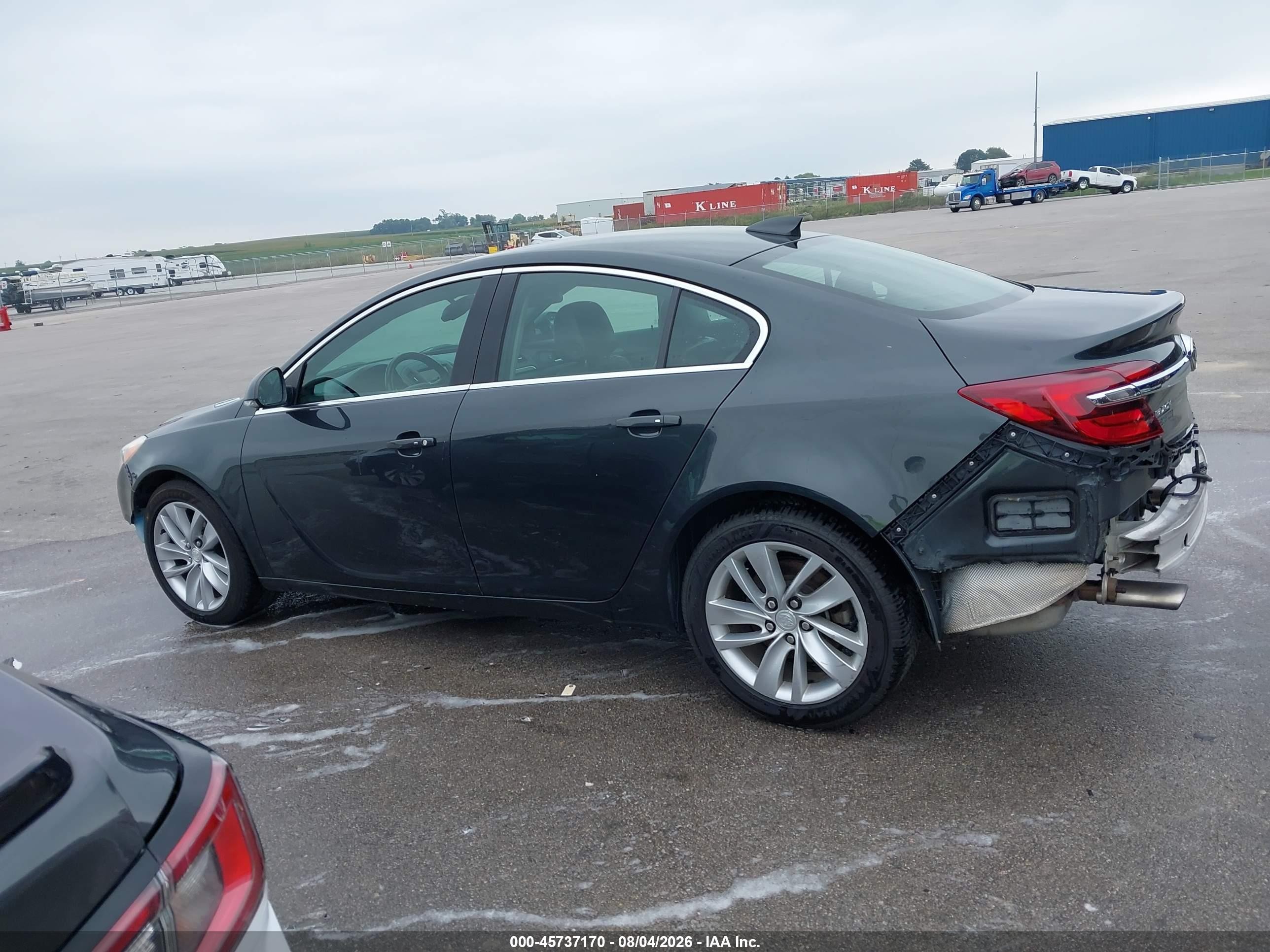 2015 Buick Regal Turbo/e-assist Premium I Gray vin: 2G4GN5EX1F9158313