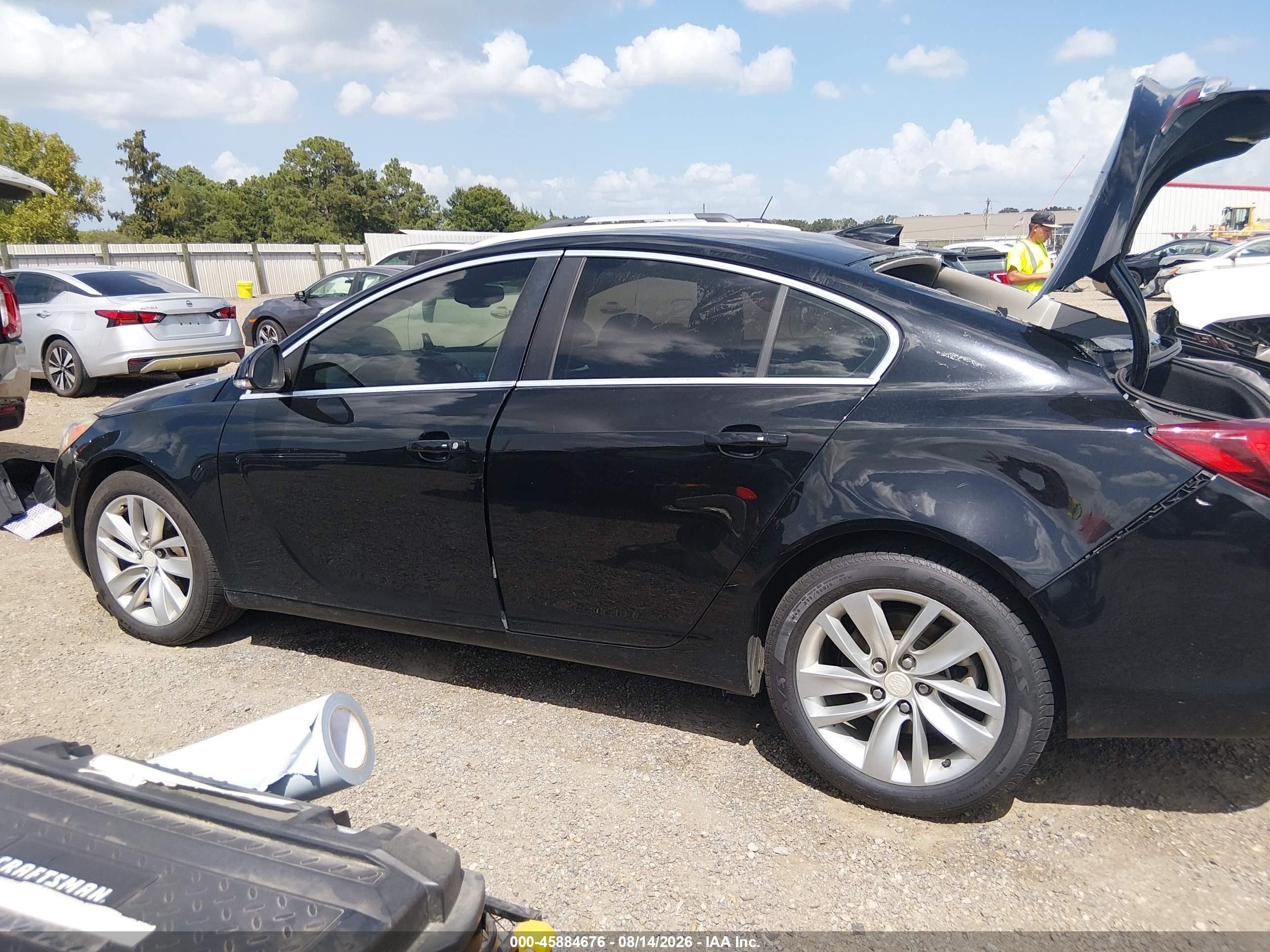 2015 Buick Regal Turbo/e-assist Premium I Black vin: 2G4GN5EX1F9196611