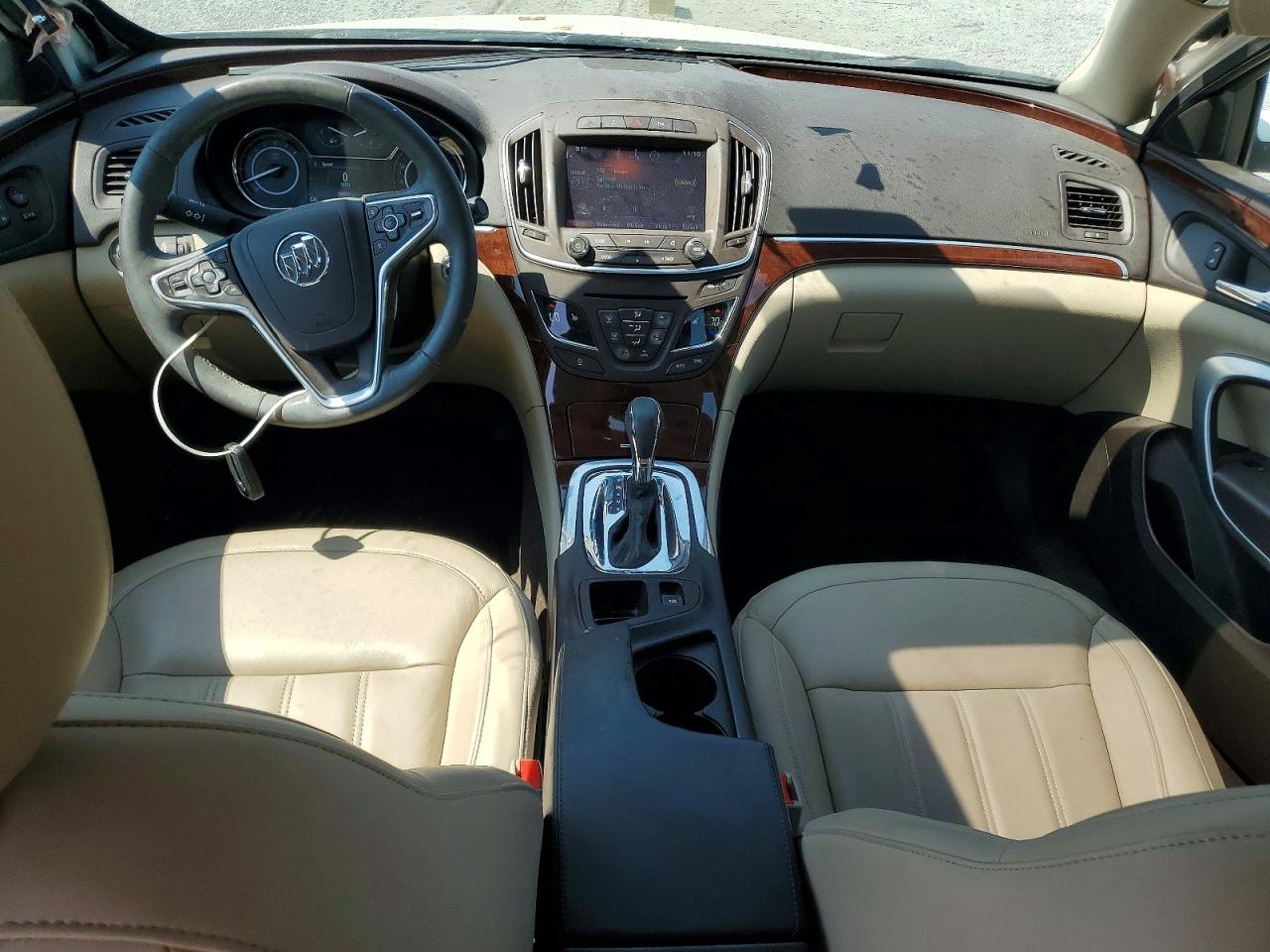 2015 Buick Regal Premium White vin: 2G4GN5EX1F9281089