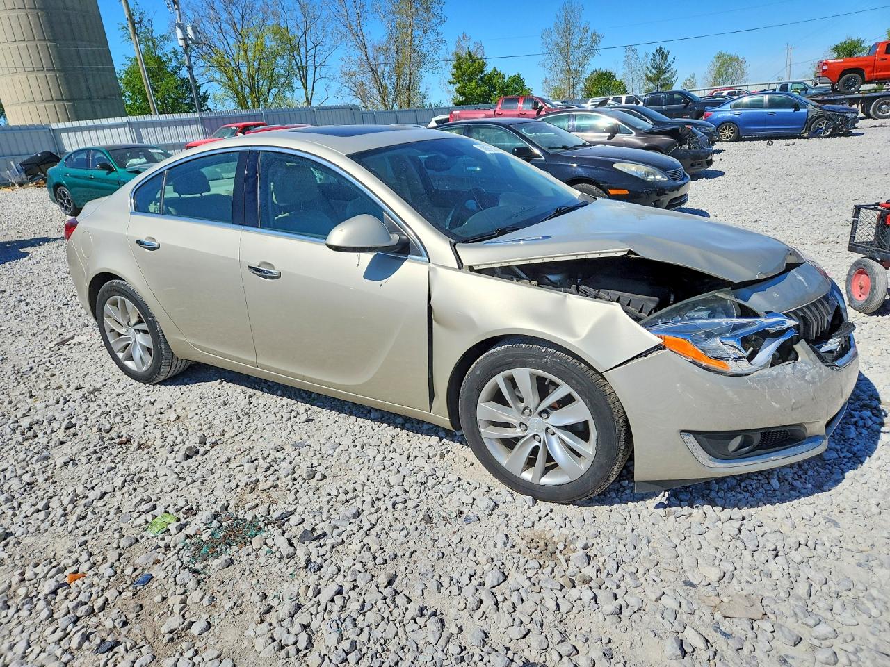 2014 Buick Regal Premium Beige vin: 2G4GN5EX2E9305494