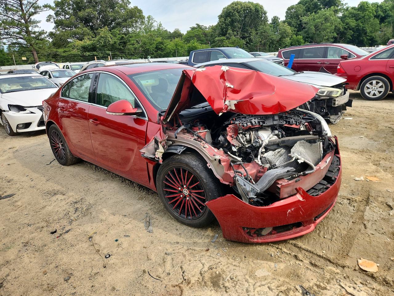 2015 Buick Regal Premium Red vin: 2G4GN5EX2F9142394