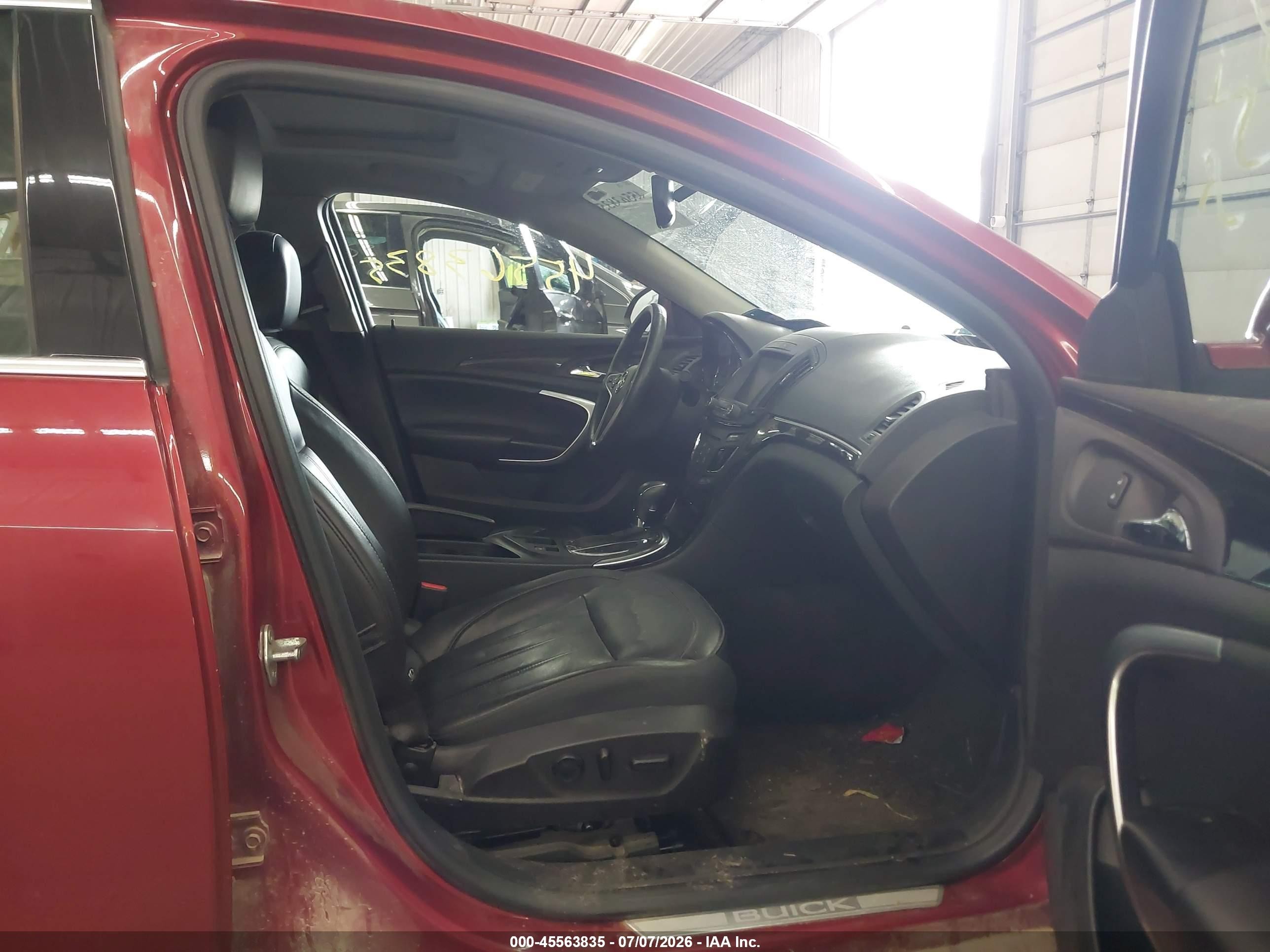 2014 Buick Regal Turbo/e-assist Premium I Красный vin: 2G4GN5EX3E9310655