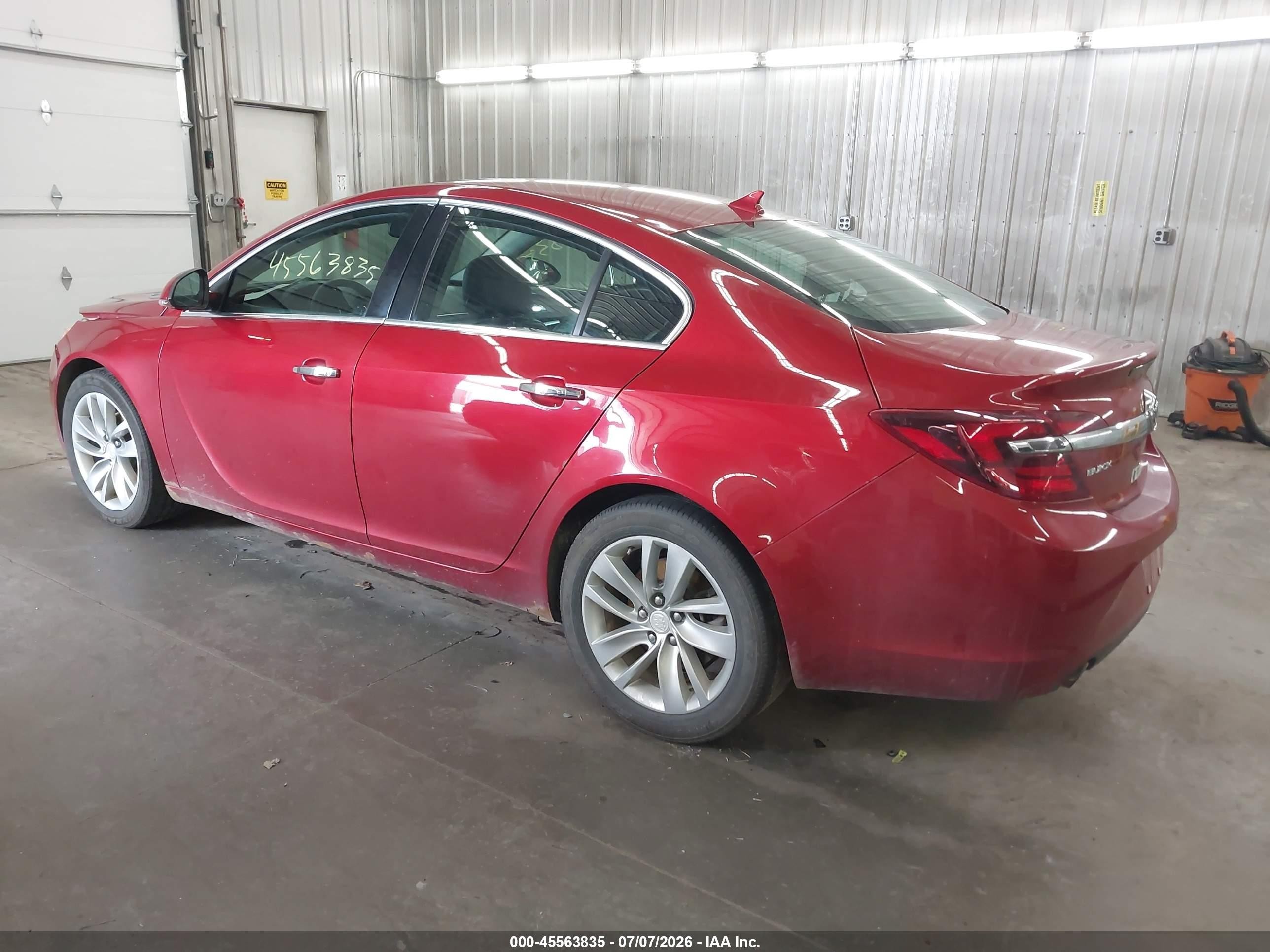 2014 Buick Regal Turbo/e-assist Premium I Красный vin: 2G4GN5EX3E9310655