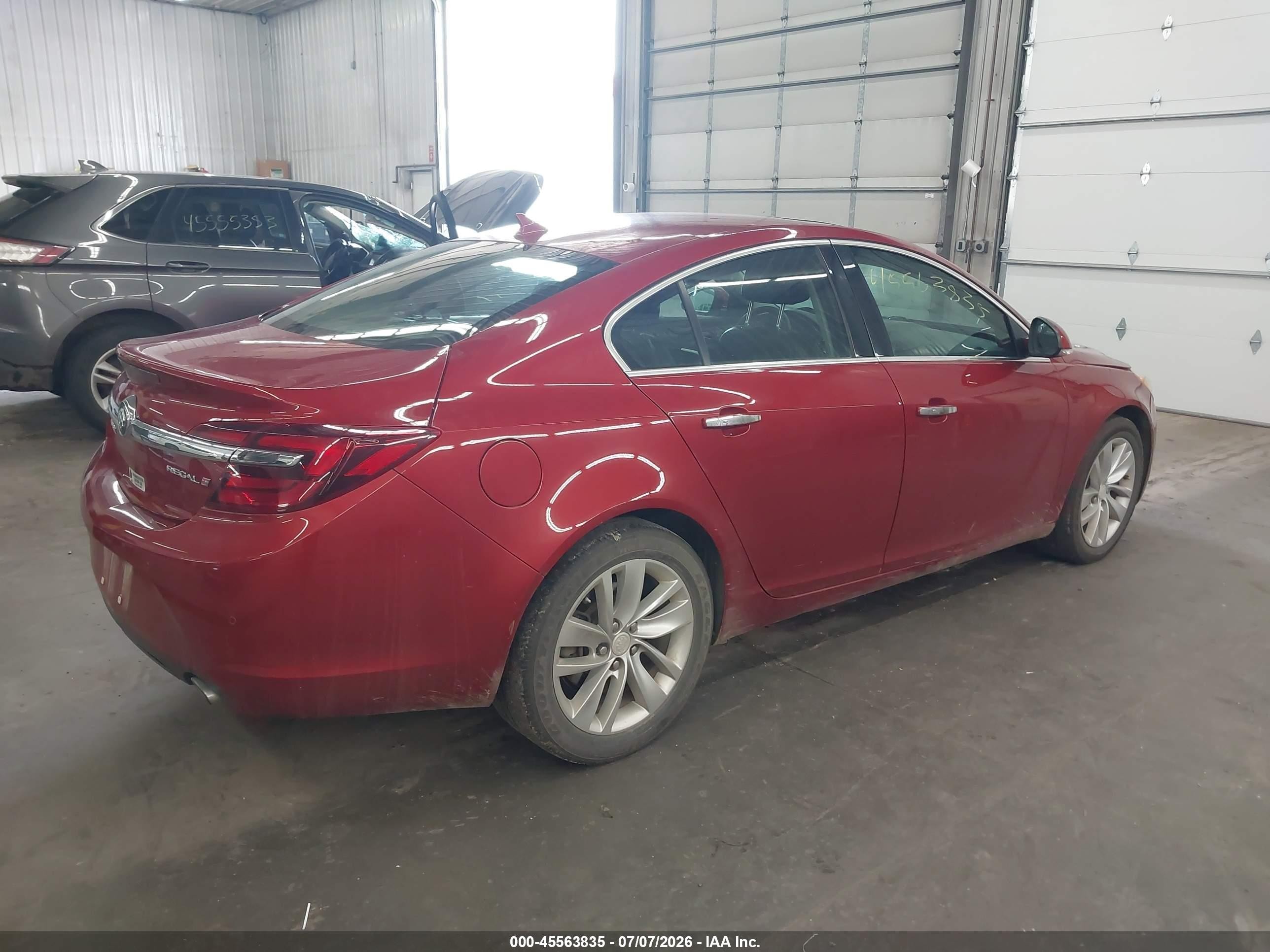 2014 Buick Regal Turbo/e-assist Premium I Красный vin: 2G4GN5EX3E9310655