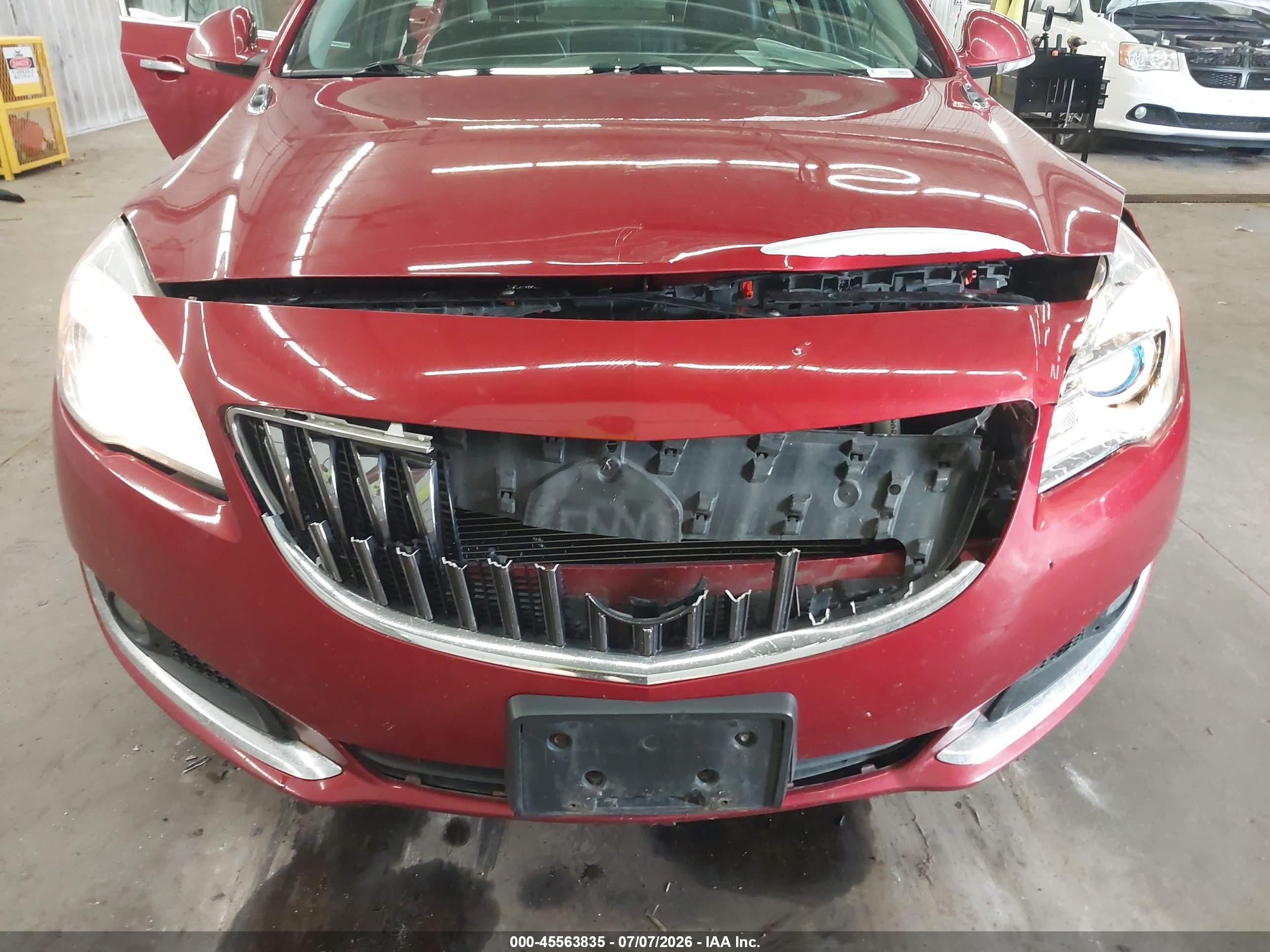 2014 Buick Regal Turbo/e-assist Premium I Красный vin: 2G4GN5EX3E9310655