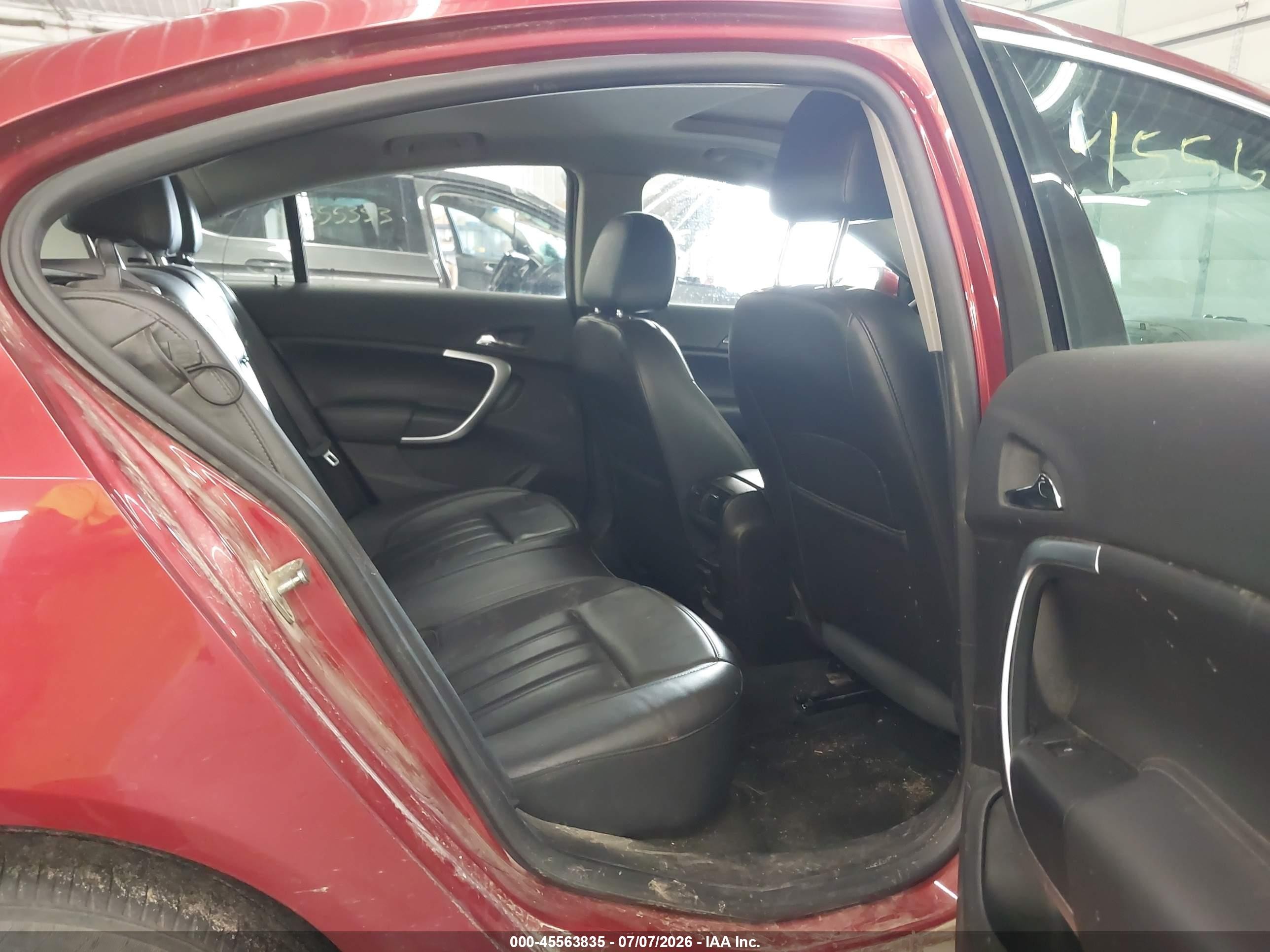 2014 Buick Regal Turbo/e-assist Premium I Красный vin: 2G4GN5EX3E9310655