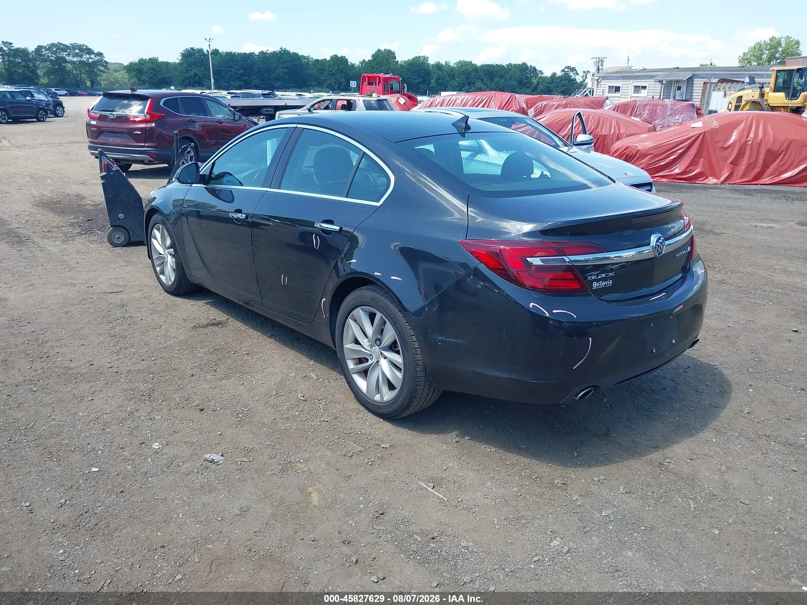 2014 Buick Regal Turbo/e-assist Premium I Черный vin: 2G4GN5EX3E9325446