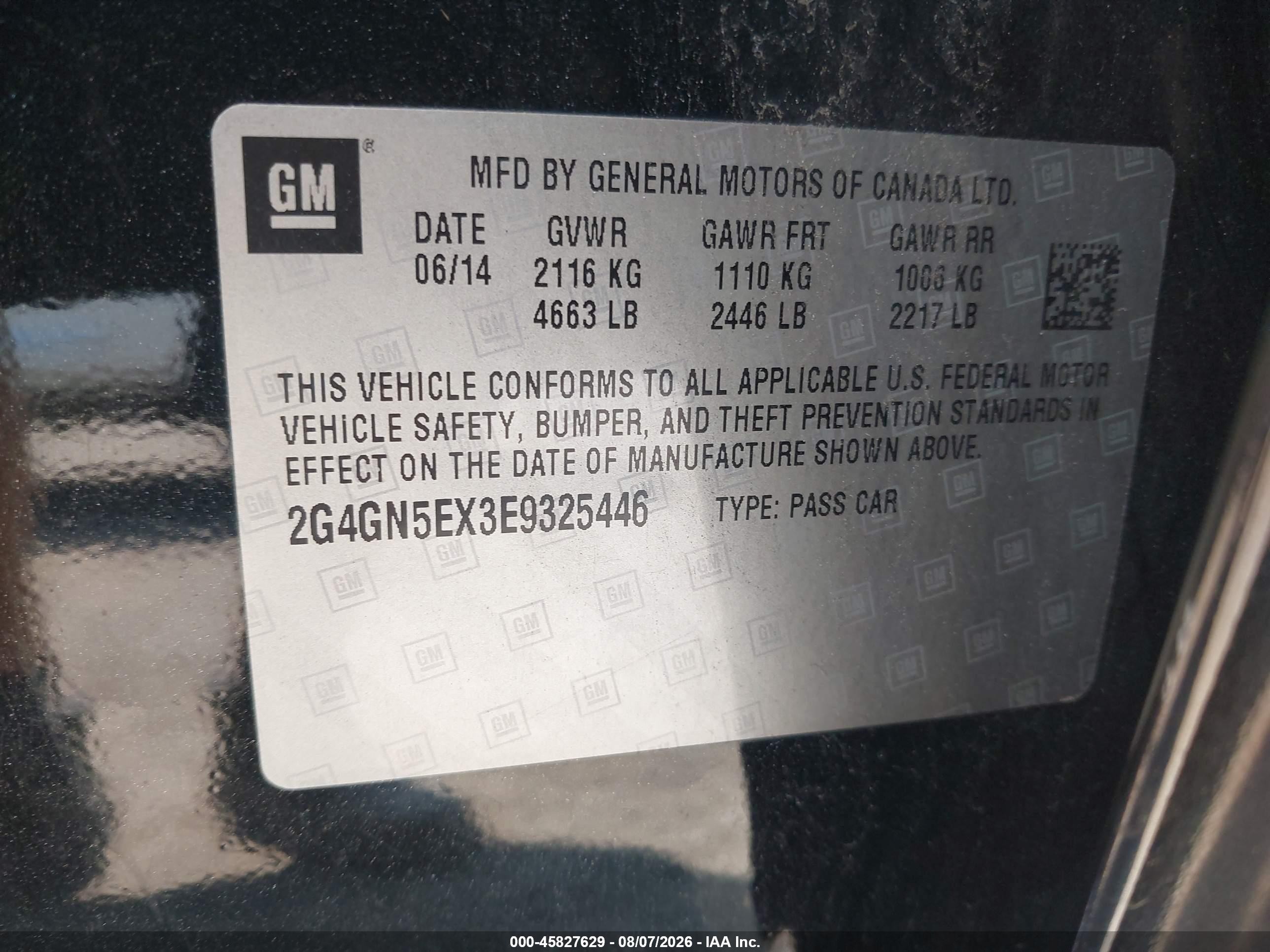 2014 Buick Regal Turbo/e-assist Premium I Черный vin: 2G4GN5EX3E9325446