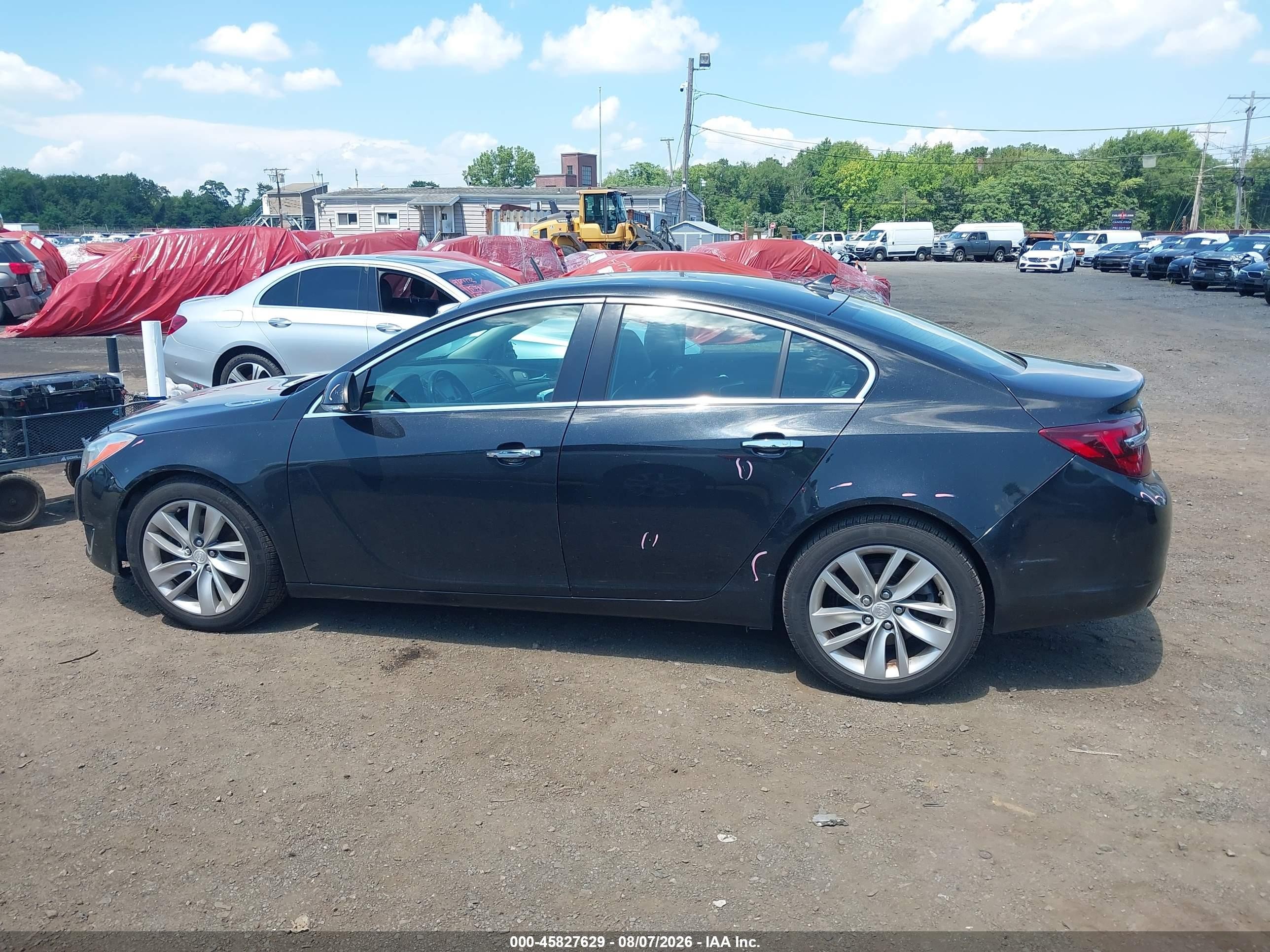 2014 Buick Regal Turbo/e-assist Premium I Черный vin: 2G4GN5EX3E9325446