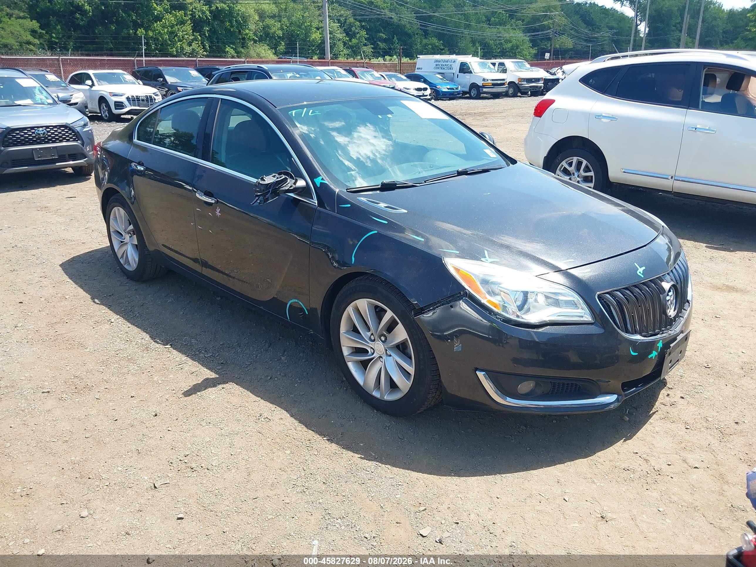 2014 Buick Regal Turbo/e-assist Premium I Черный vin: 2G4GN5EX3E9325446