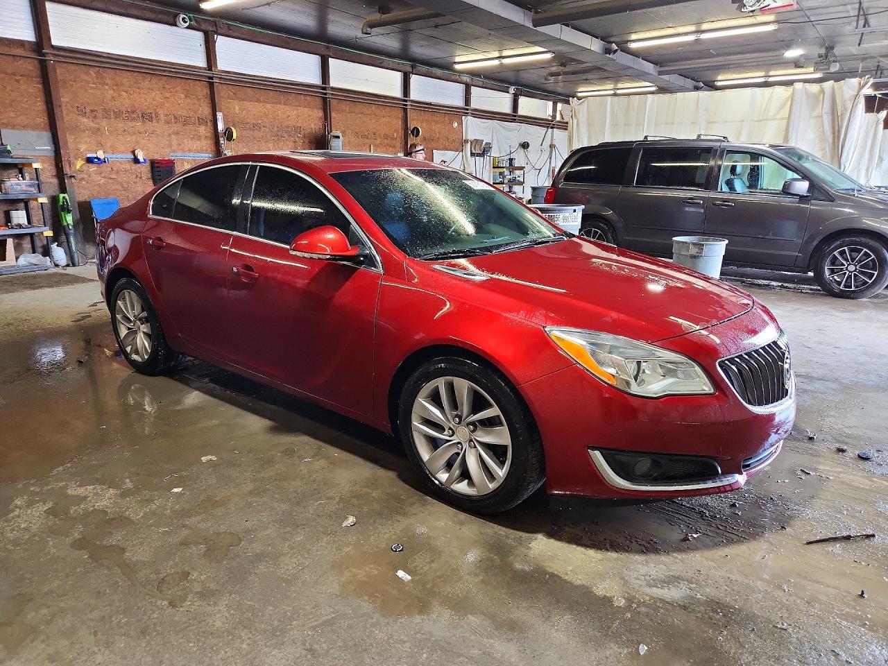 2015 Buick Regal Premium Burgundy vin: 2G4GN5EX4F9196943