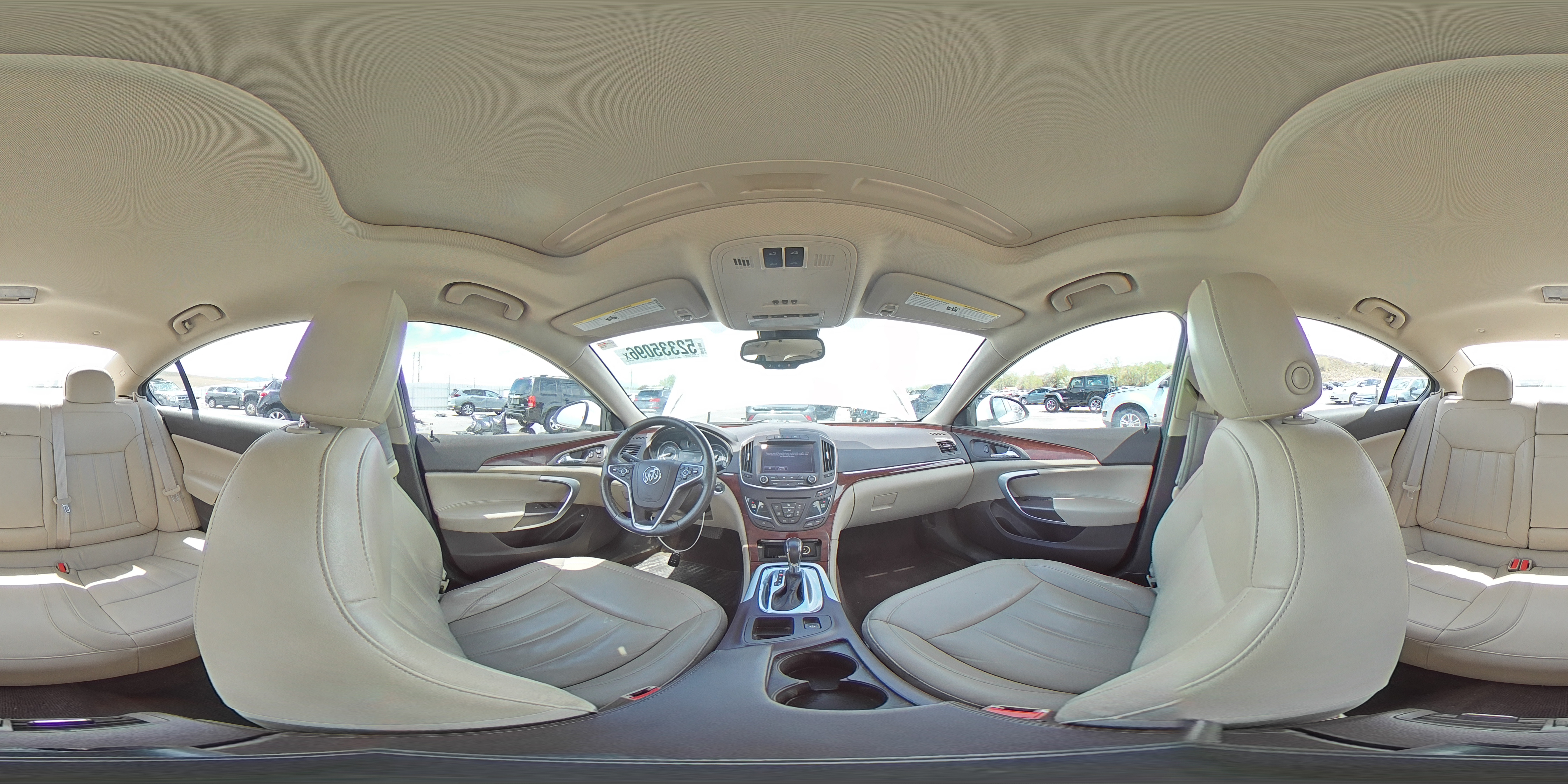 2015 Buick Regal Premium White vin: 2G4GN5EX5F9223258