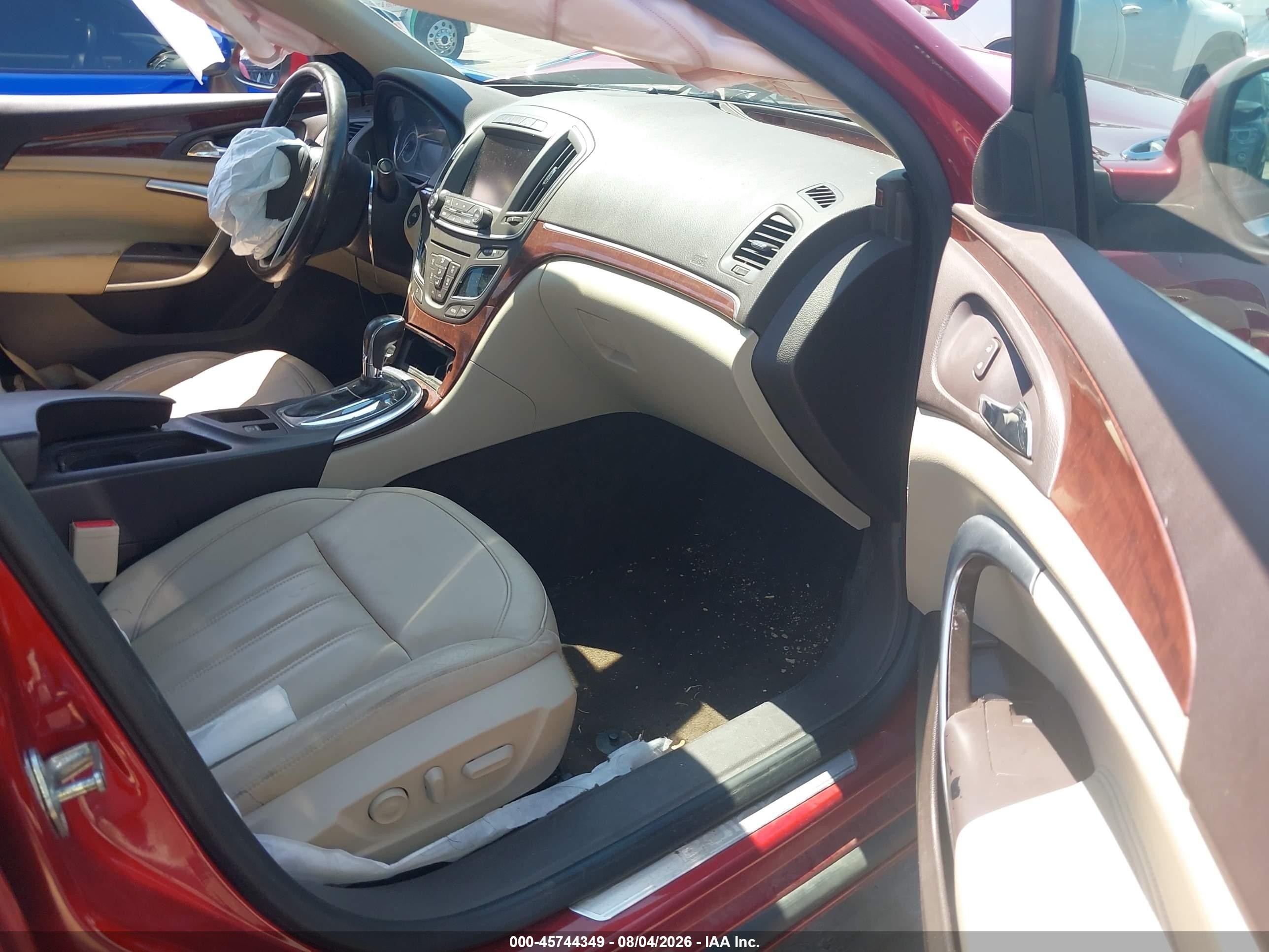 2014 Buick Regal Turbo/e-assist Premium I Red vin: 2G4GN5EX6E9168690