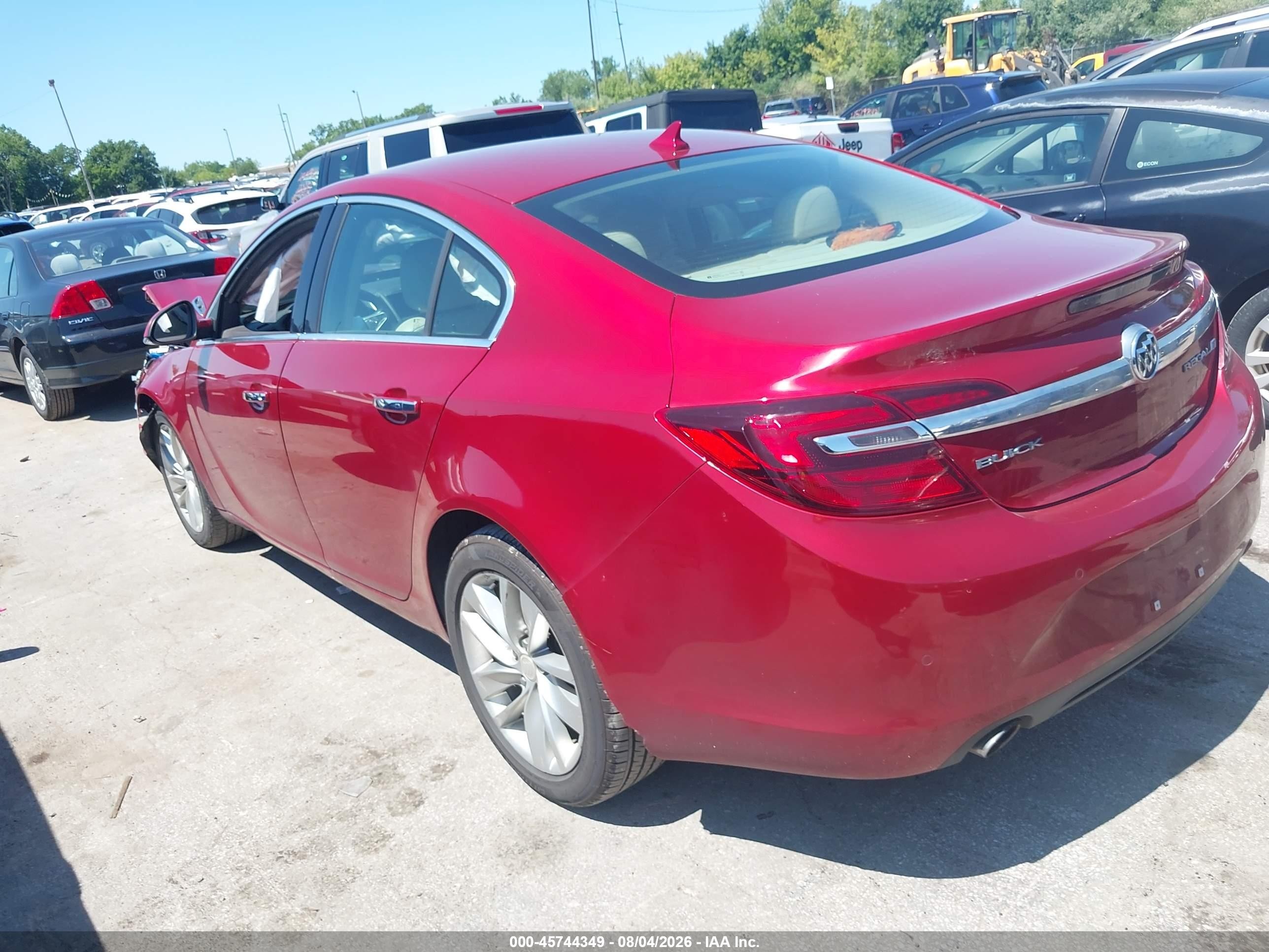 2014 Buick Regal Turbo/e-assist Premium I Red vin: 2G4GN5EX6E9168690
