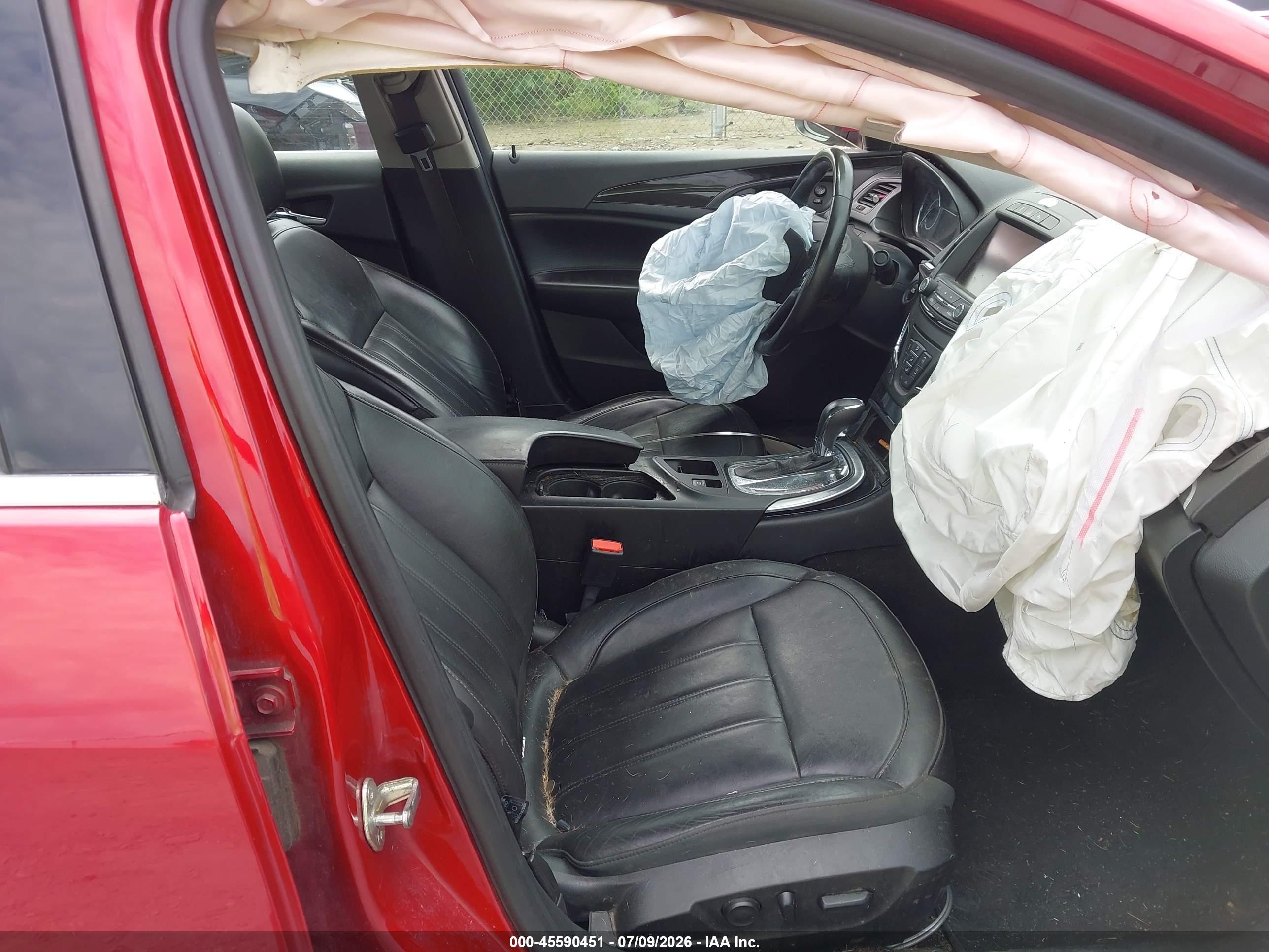 2014 Buick Regal Turbo/e-assist Premium I Red vin: 2G4GN5EX6E9213241