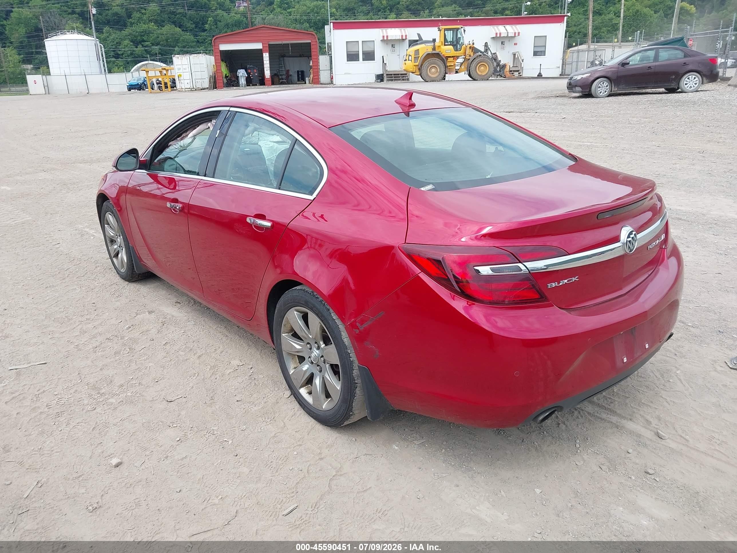 2014 Buick Regal Turbo/e-assist Premium I Red vin: 2G4GN5EX6E9213241