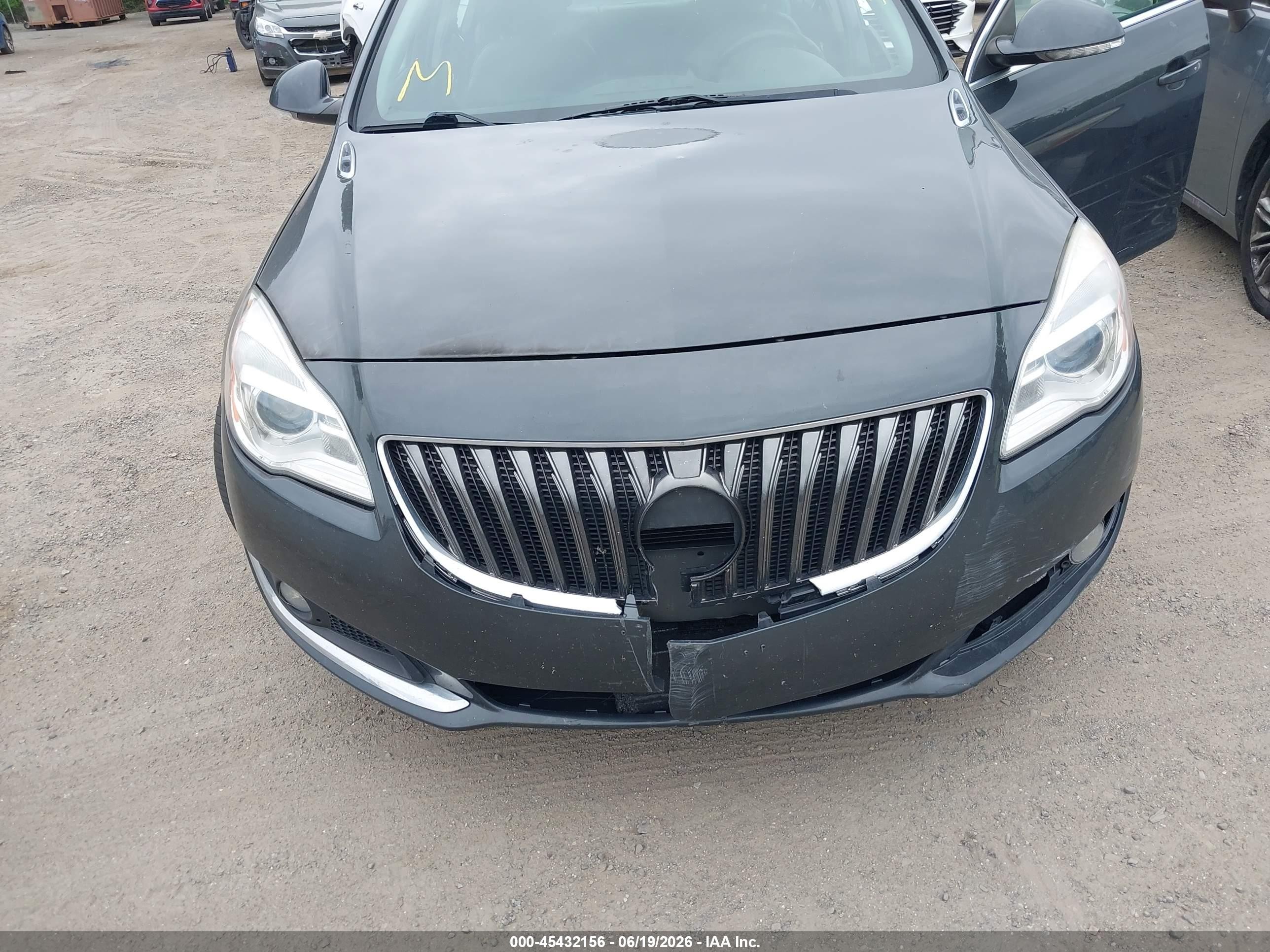 2015 Buick Regal Turbo/e-assist Premium I Gray vin: 2G4GN5EX6F9198130