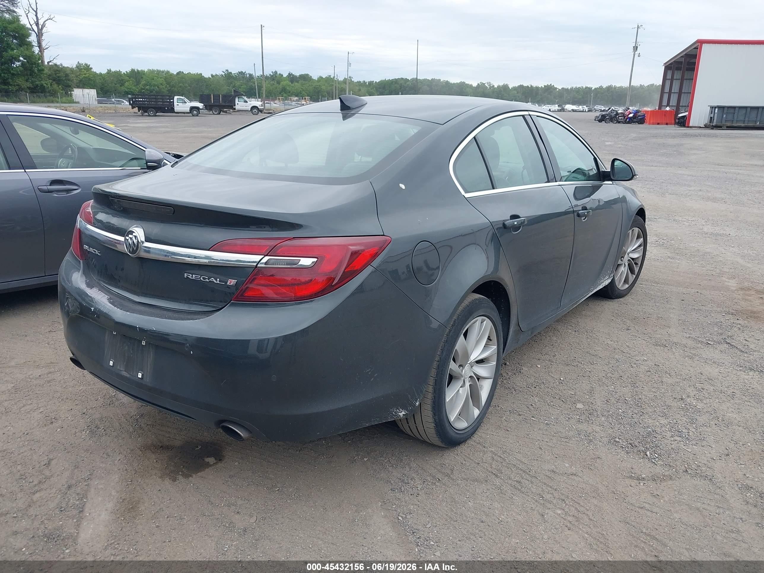 2015 Buick Regal Turbo/e-assist Premium I Gray vin: 2G4GN5EX6F9198130