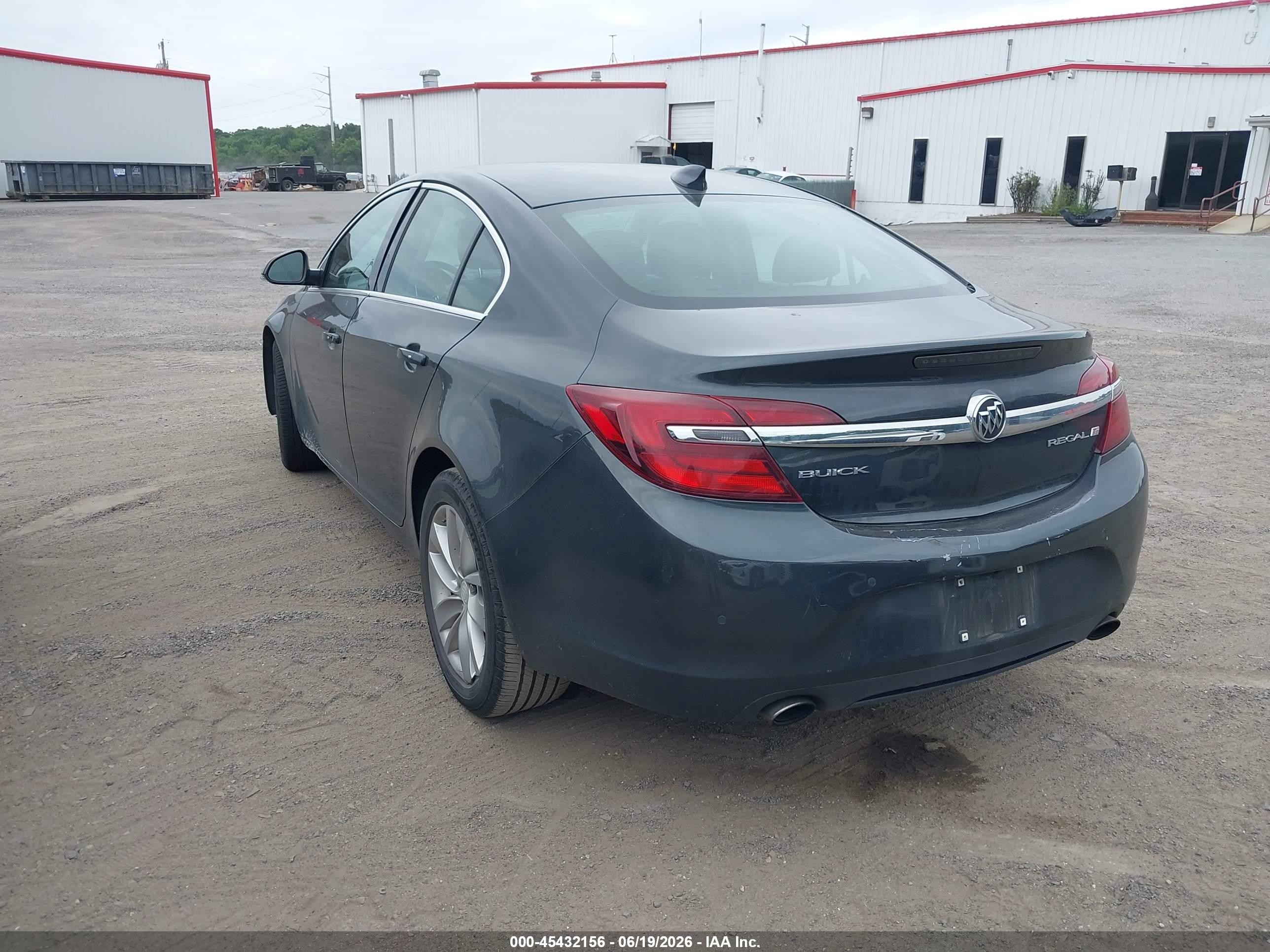 2015 Buick Regal Turbo/e-assist Premium I Gray vin: 2G4GN5EX6F9198130