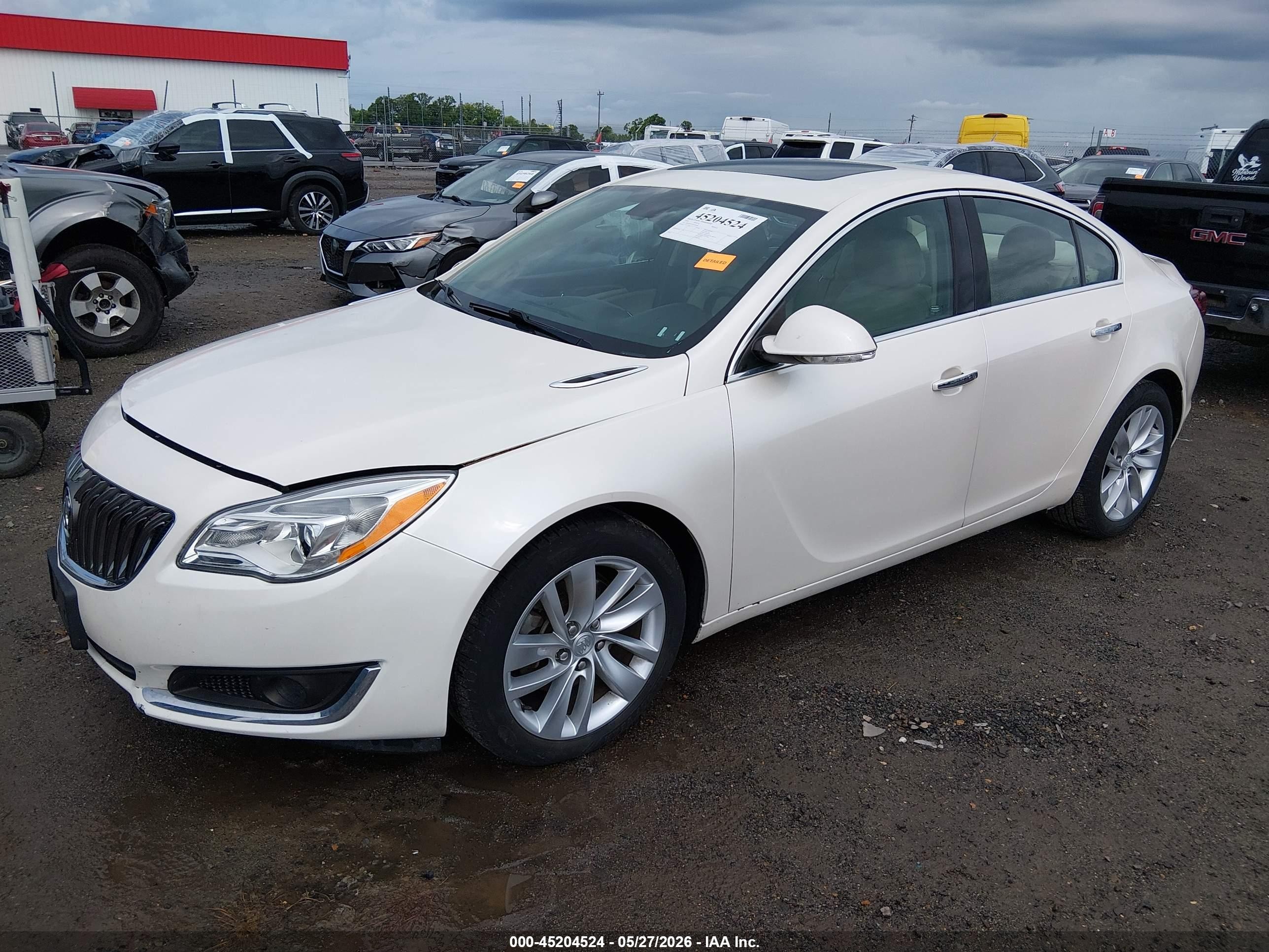 2014 Buick Regal Turbo/e-assist Premium I White vin: 2G4GN5EX7E9246846