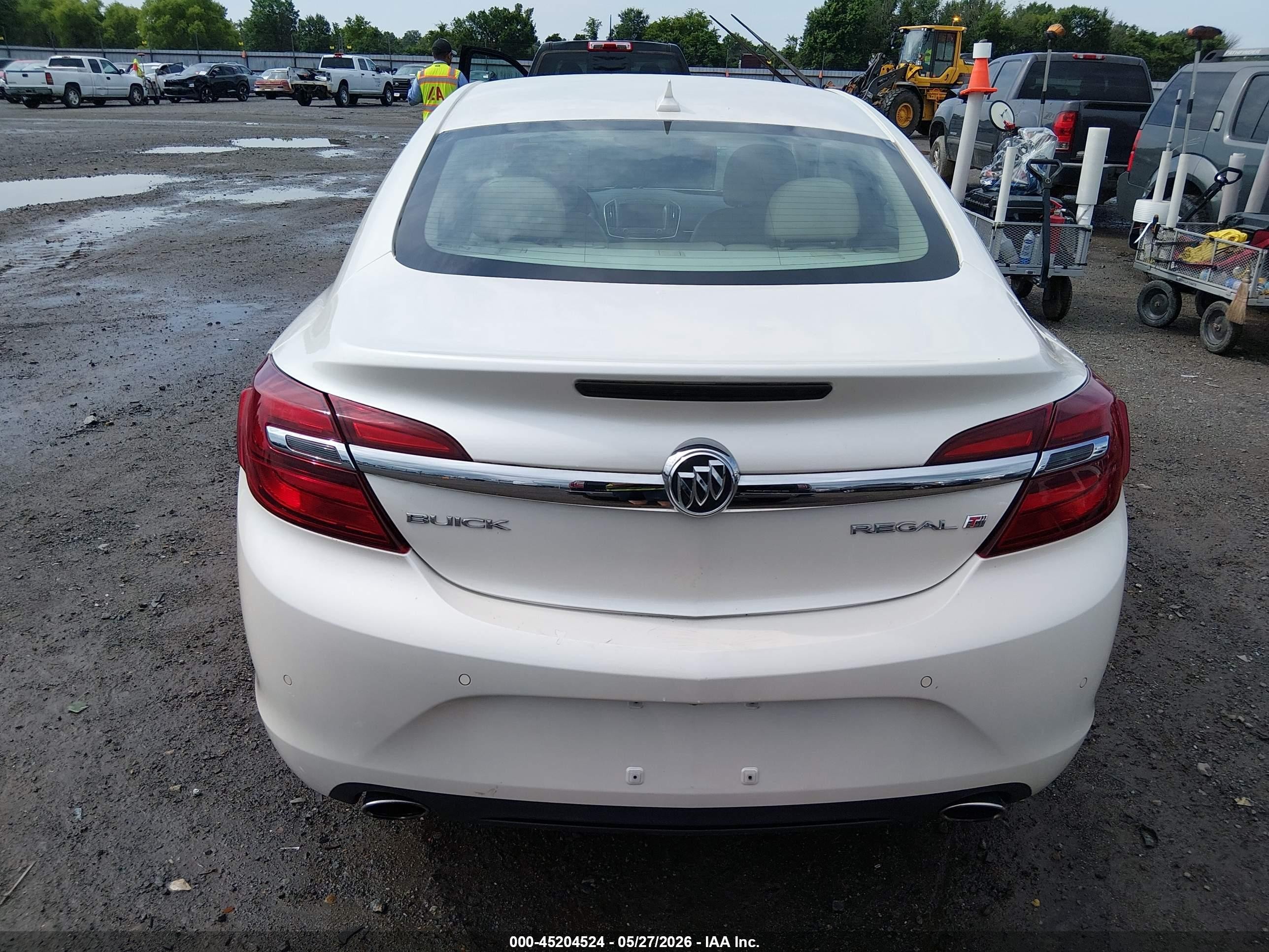 2014 Buick Regal Turbo/e-assist Premium I White vin: 2G4GN5EX7E9246846