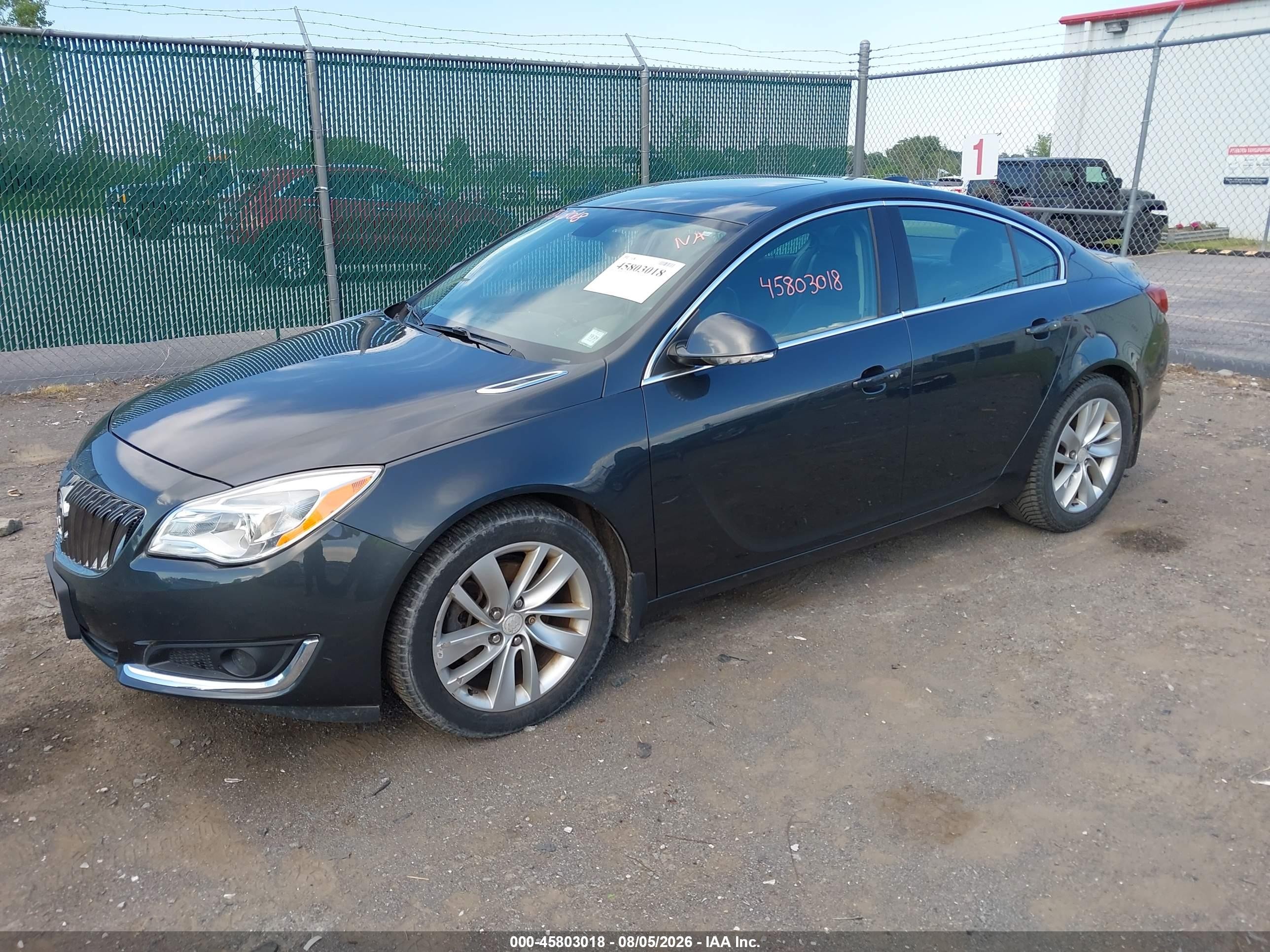 2015 Buick Regal Turbo/e-assist Premium I Gray vin: 2G4GN5EX7F9170871