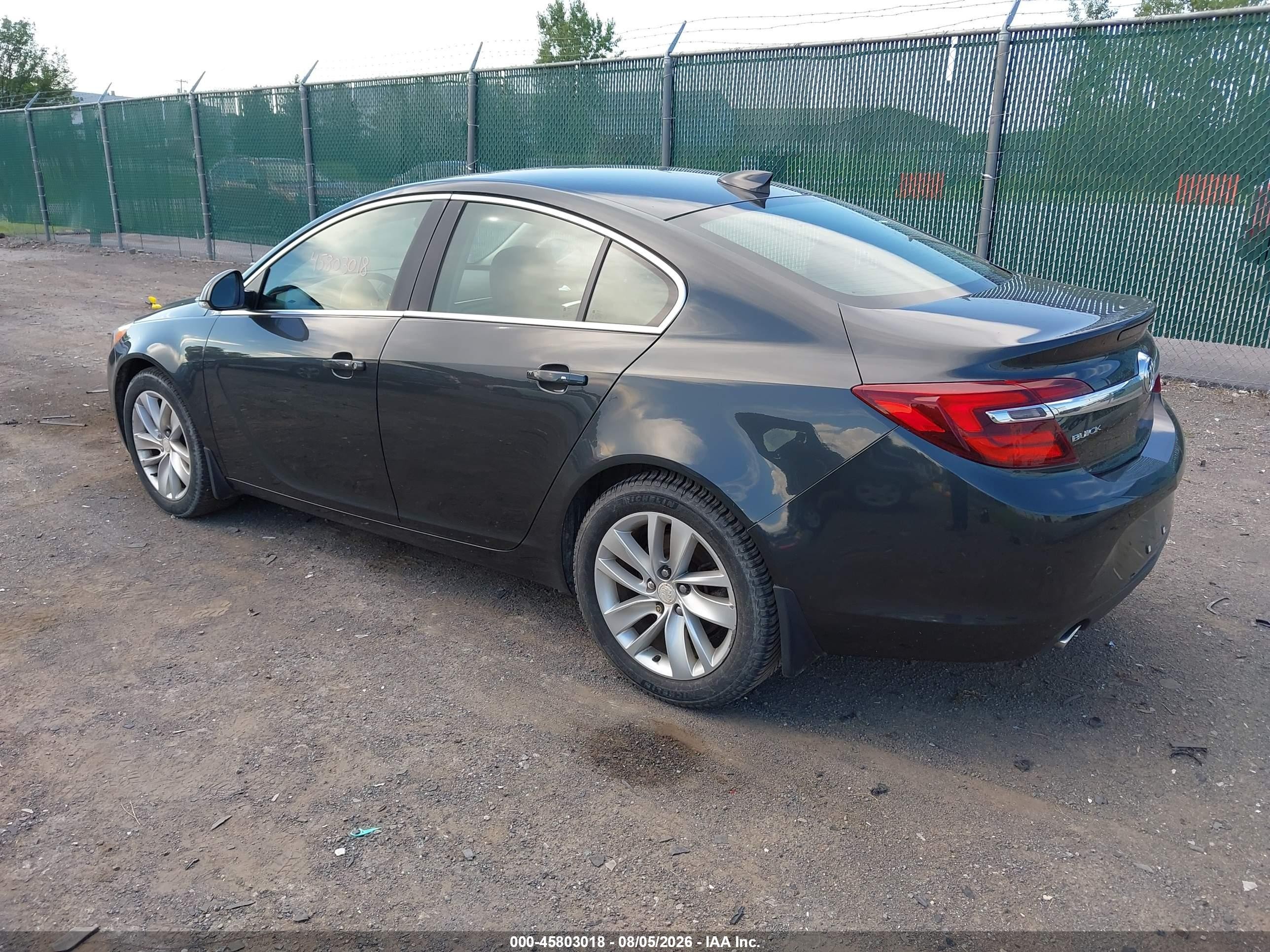 2015 Buick Regal Turbo/e-assist Premium I Gray vin: 2G4GN5EX7F9170871
